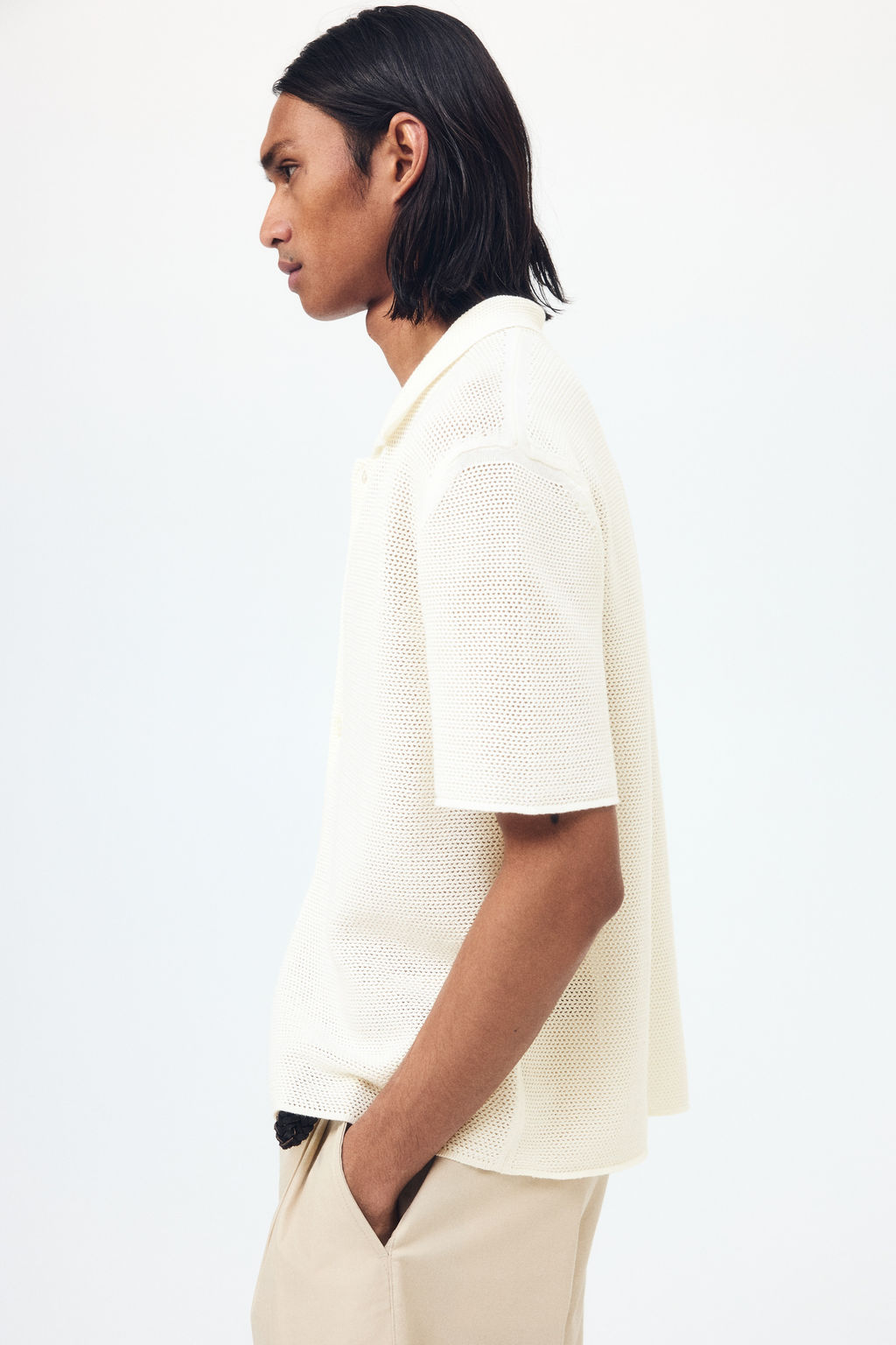 Camisa en punto calado Regular Fit - H&m фото 10