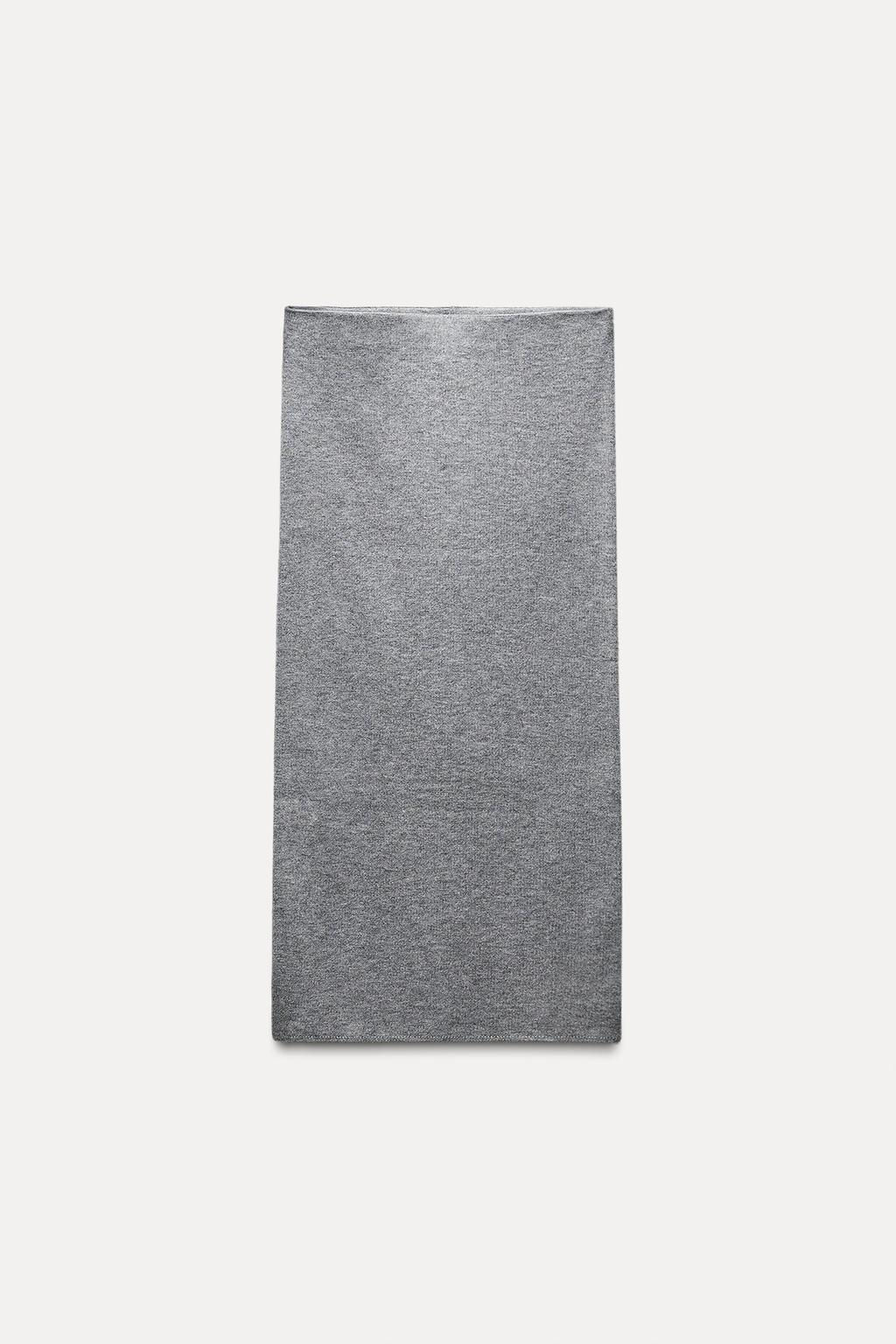 PLAIN KNIT MIDI SKIRT - Zara фото 2