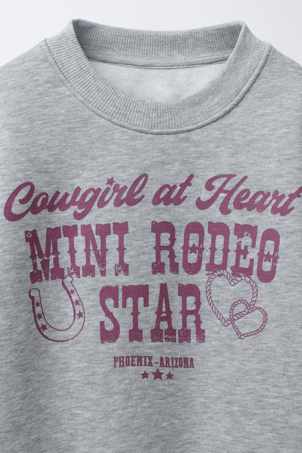 COWGIRL SLOGAN SWEATSHIRT