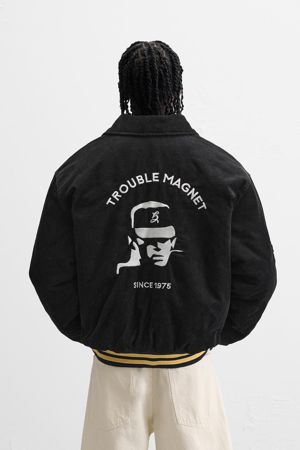 CORDUROY JACKET WITH COMBINED PATCHES - Zara фото 3