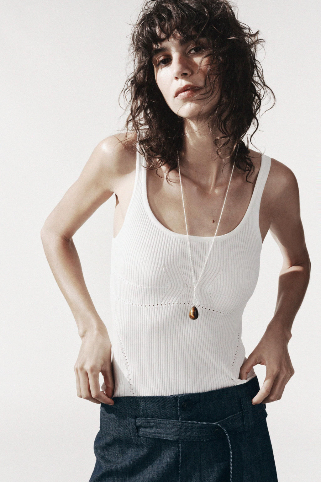 FITTED KNIT TOP - Zara фото 13