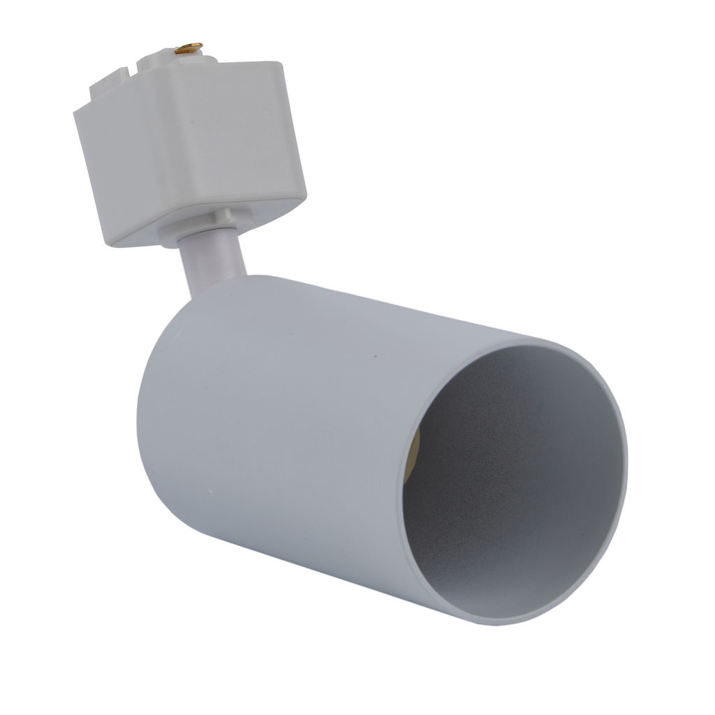 UBL-Q324 GU10 WHITE Светильник-прожектор трековый. Под лампу GU10. Корпус белый. ТМ Volpe