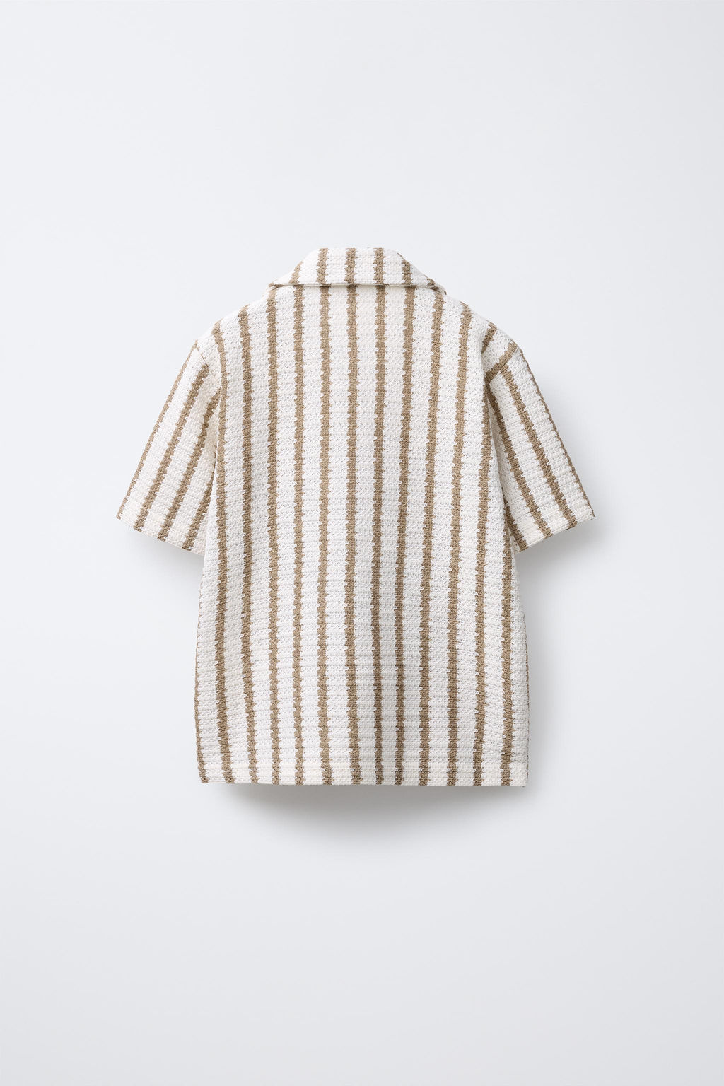 STRIPED TEXTURED SHIRT - Zara фото 2