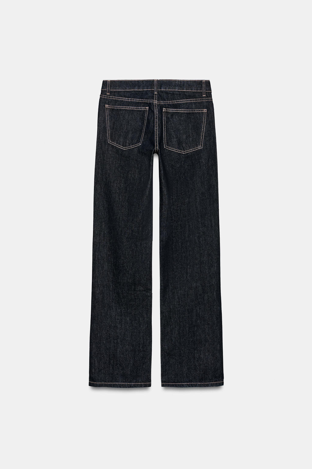 JEANS TRF WIDE LEG TIRO BAJO ROTOS / ?ndigo oscuro - Zara фото 7