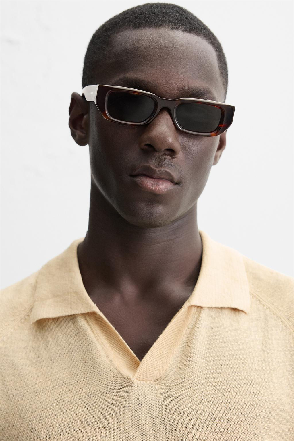 100% LINEN KNIT POLO SHIRT - Zara фото 5