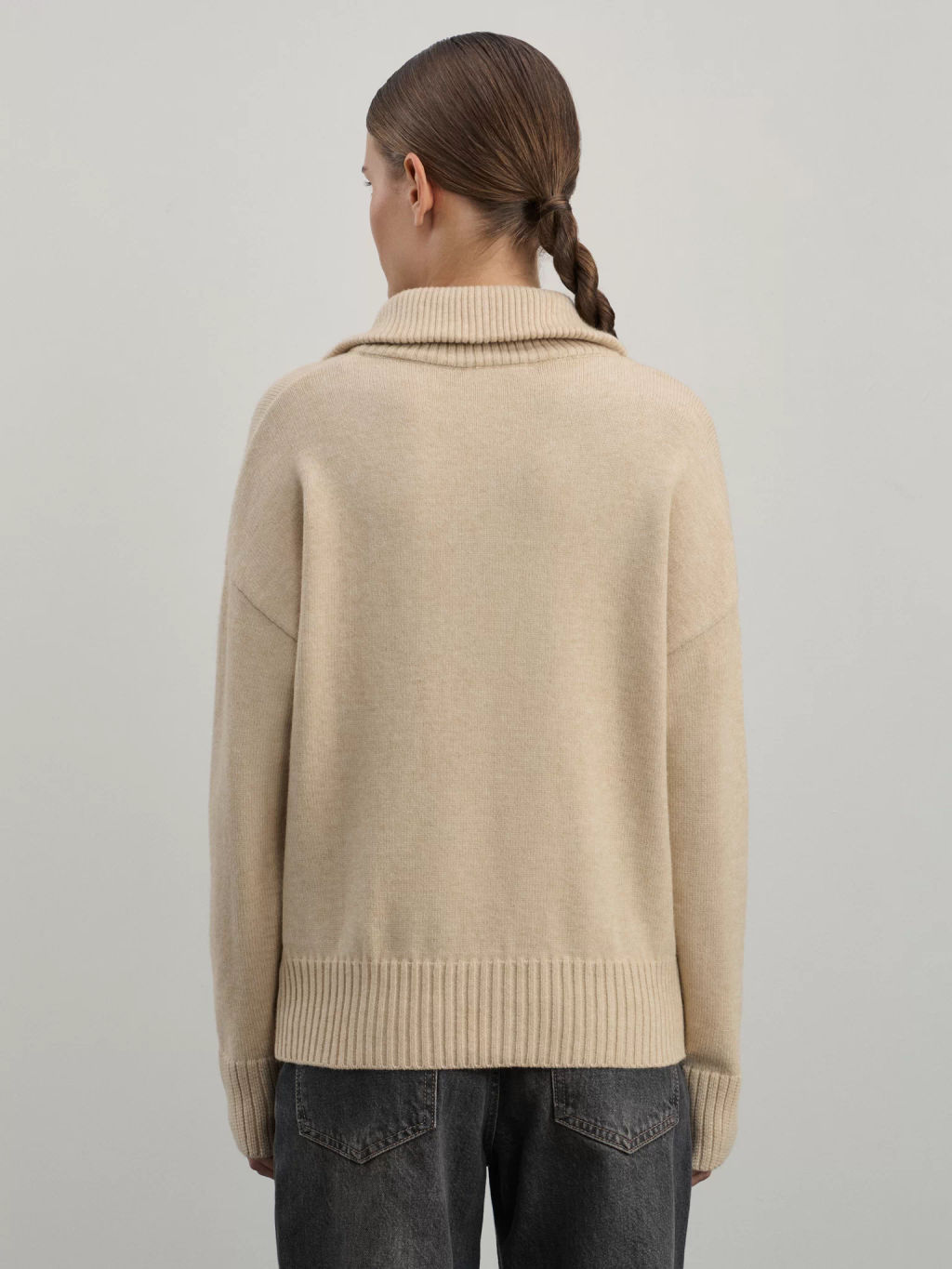 Джемпер на молнии из вискозы / Zarina  фото 5