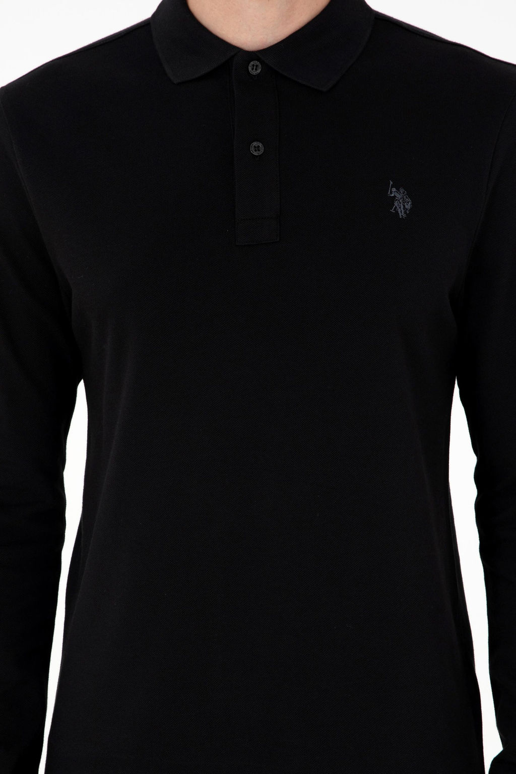 Свитшот мужской U.S. Polo Assn. черный хлопок  фото 13