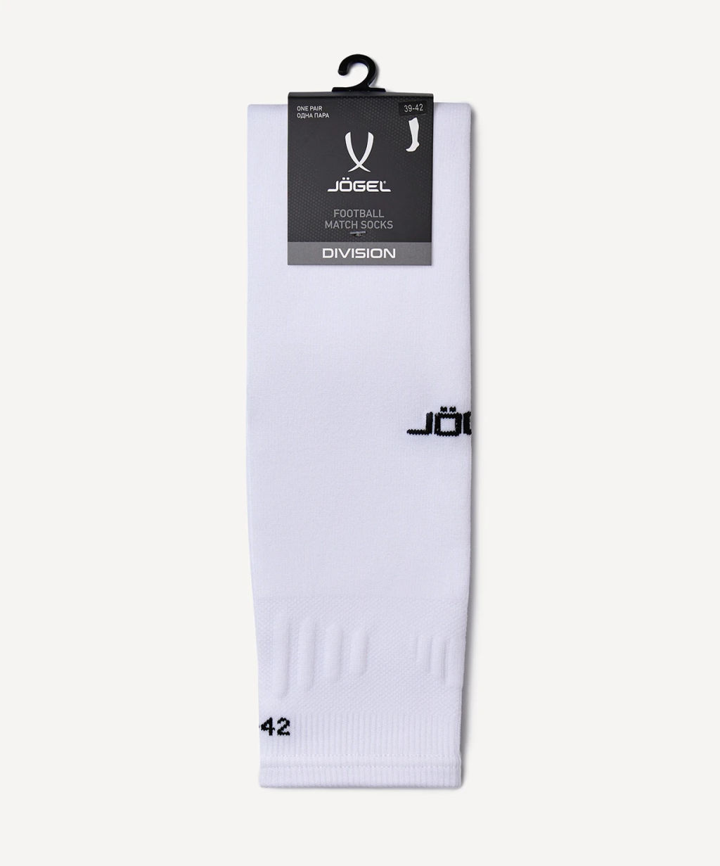 Гольфы футбольные JOGEL MATCH FOOTLESS SOCKS, белый  фото 4