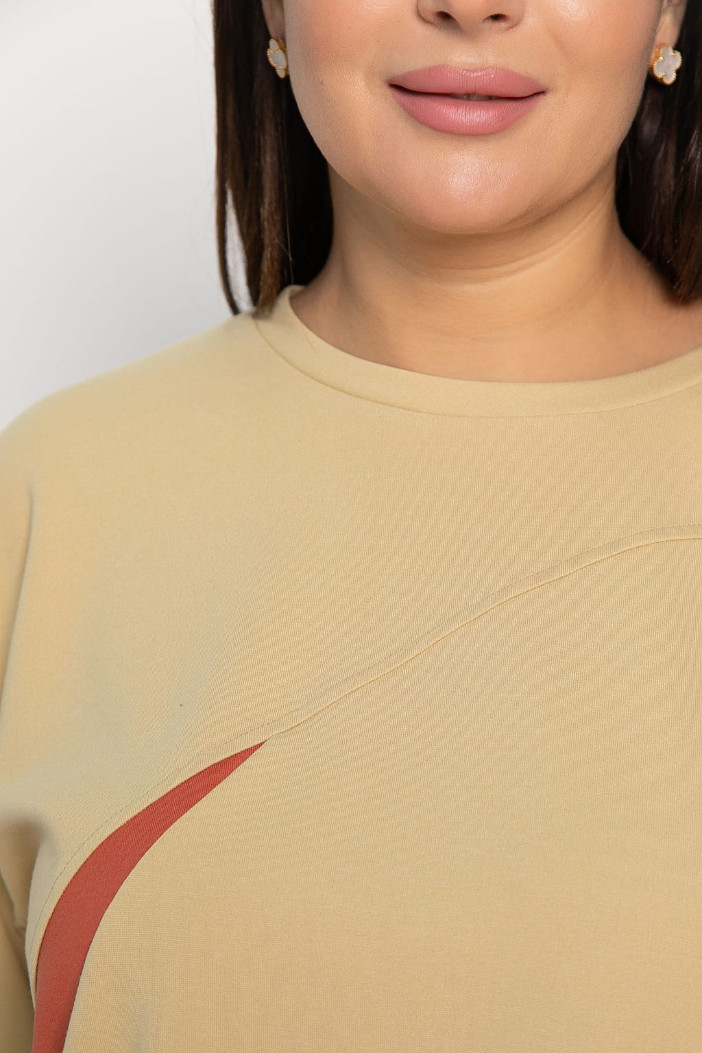 Свитшот Ритм города (бежевый) Б15005-3М