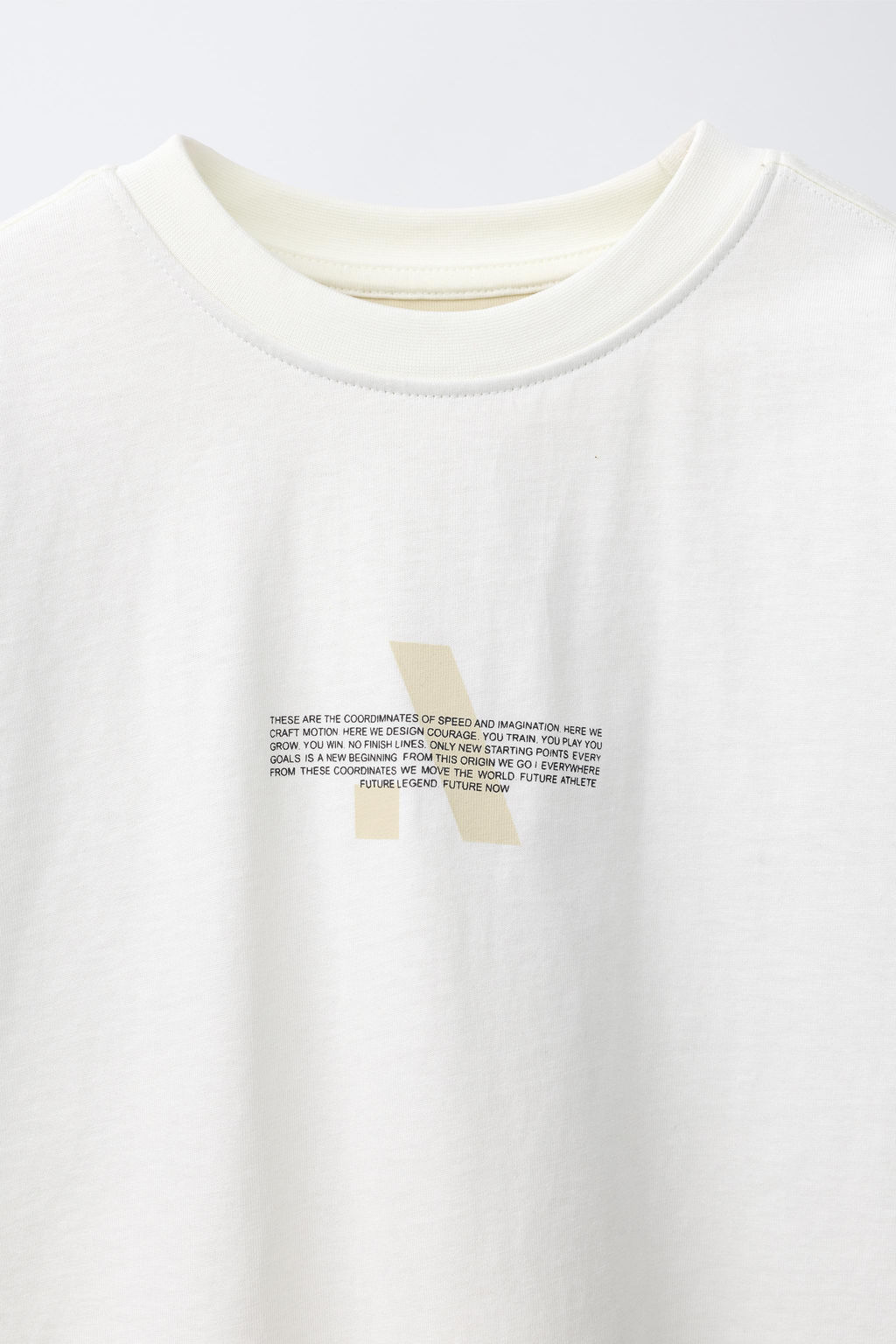 CAMISETA DOBLE SPORTY / CAMEL/BLANCO - Zara фото 3
