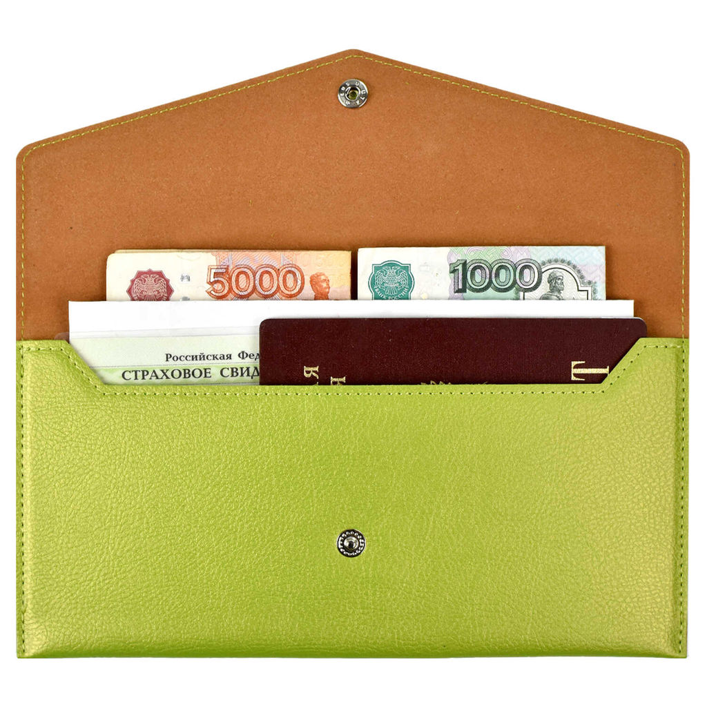 Органайзер-папка д/путешествий арт.48410/50 НАППА САЛАТОВЫЙ МЕТАЛЛИК - Феникс+ фото 5