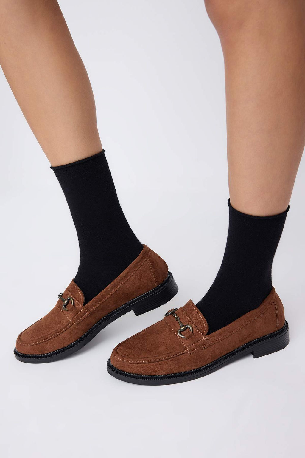 Teen Kahverengi Toka Detayl? Suet Kad?n Loafer Ayakkab?
TAKAW26LA00002 - Trendyolmilla фото 4