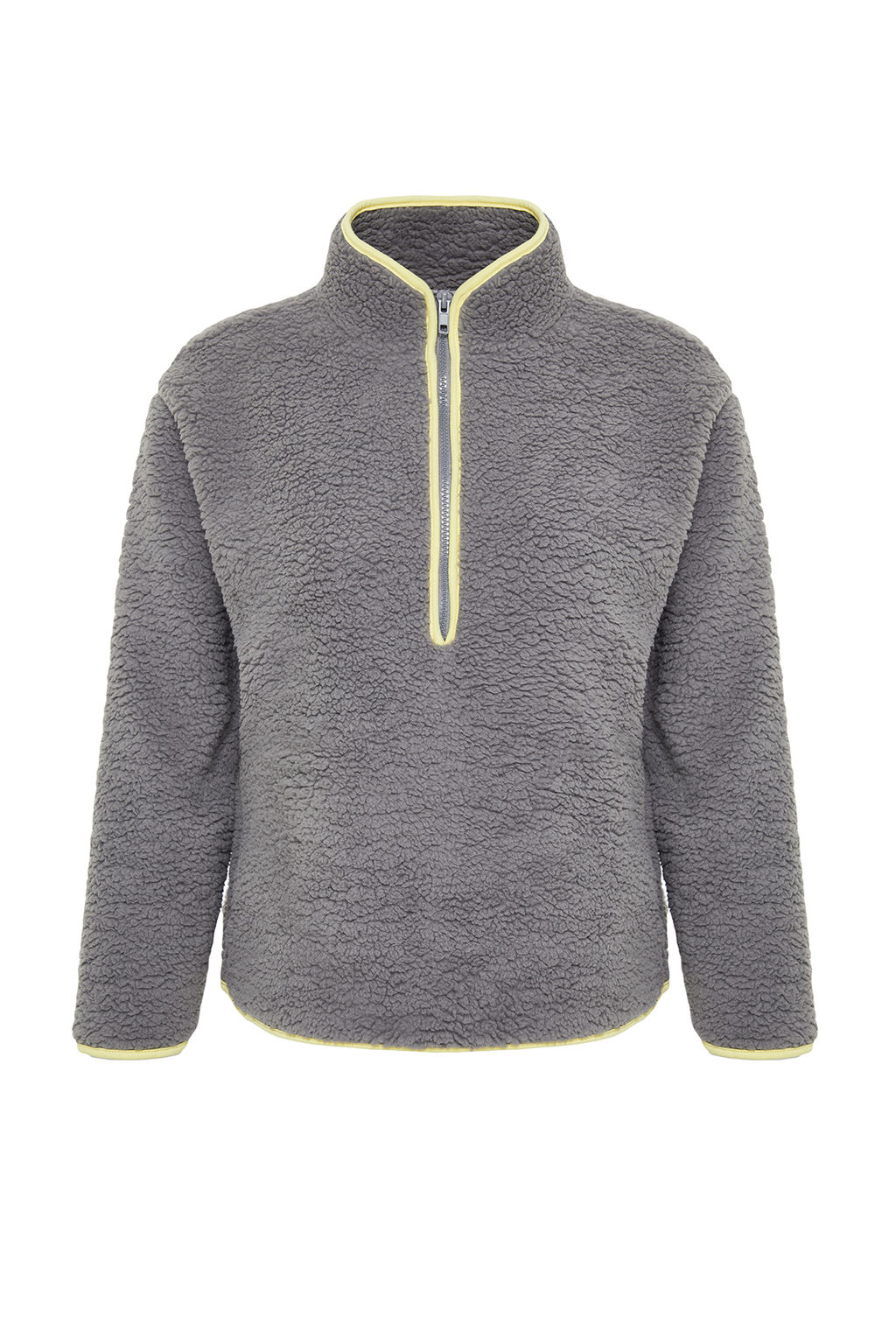 Gri Pelus Orme Spor Sweatshirt THMAW23SW00021