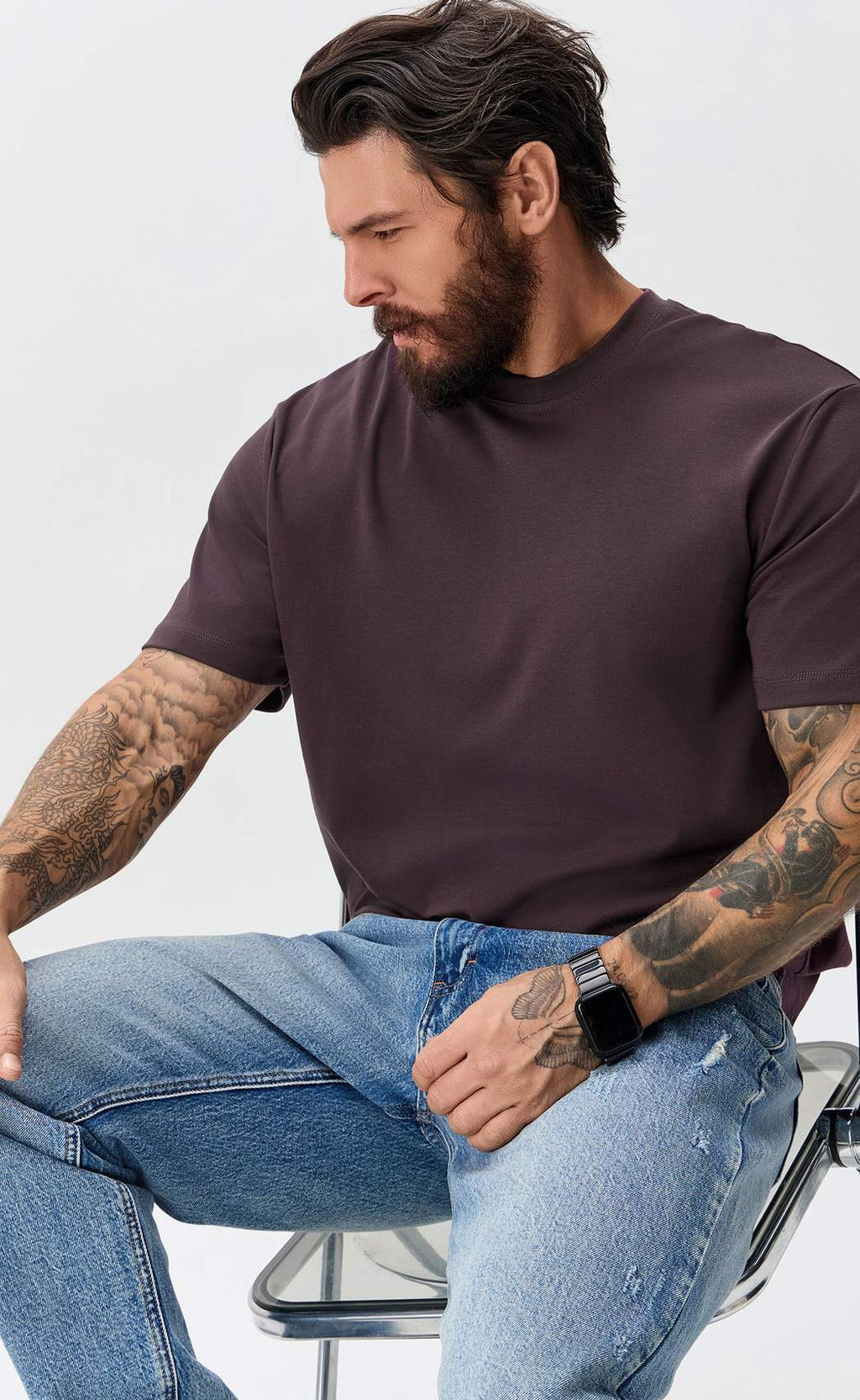 Футболка P611-06-768 bordo - Primm фото 8