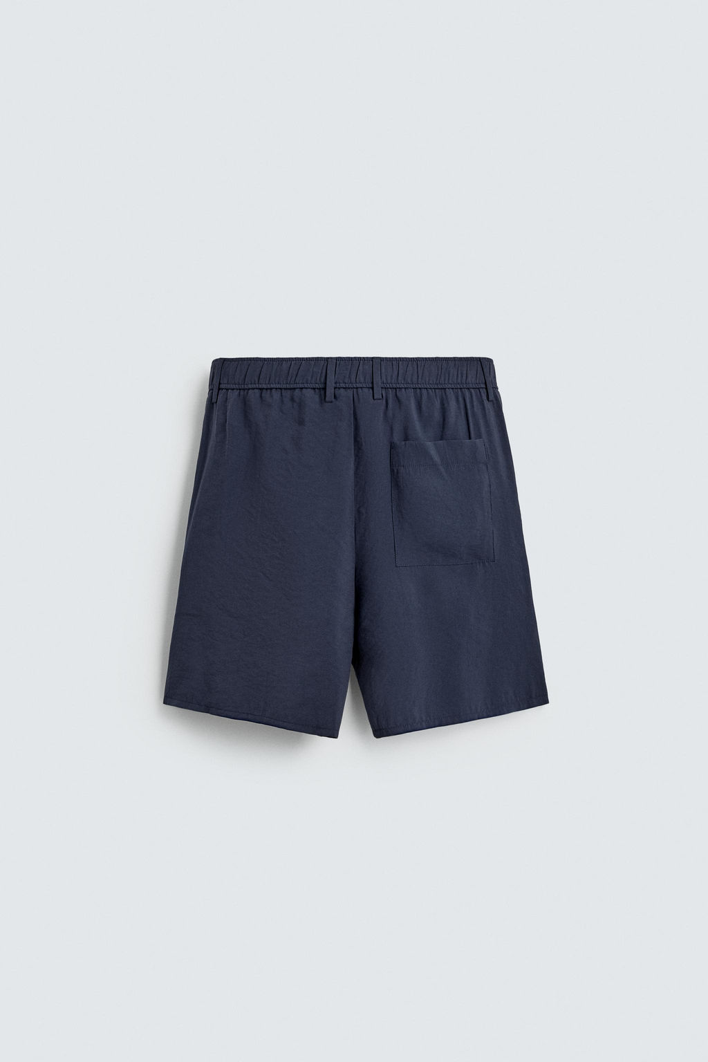 BERMUDA FLUIDA SOFT PLIEGUES / Marino