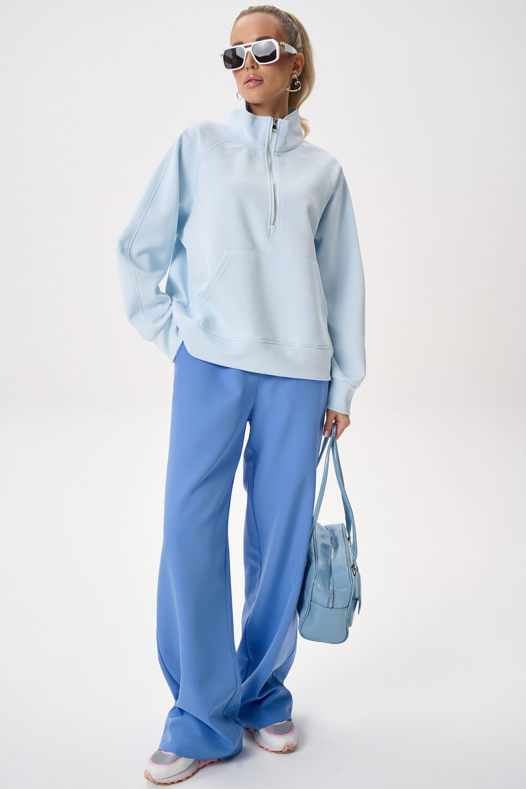 Свитшот Деми (голубой) - Эльза фото 2