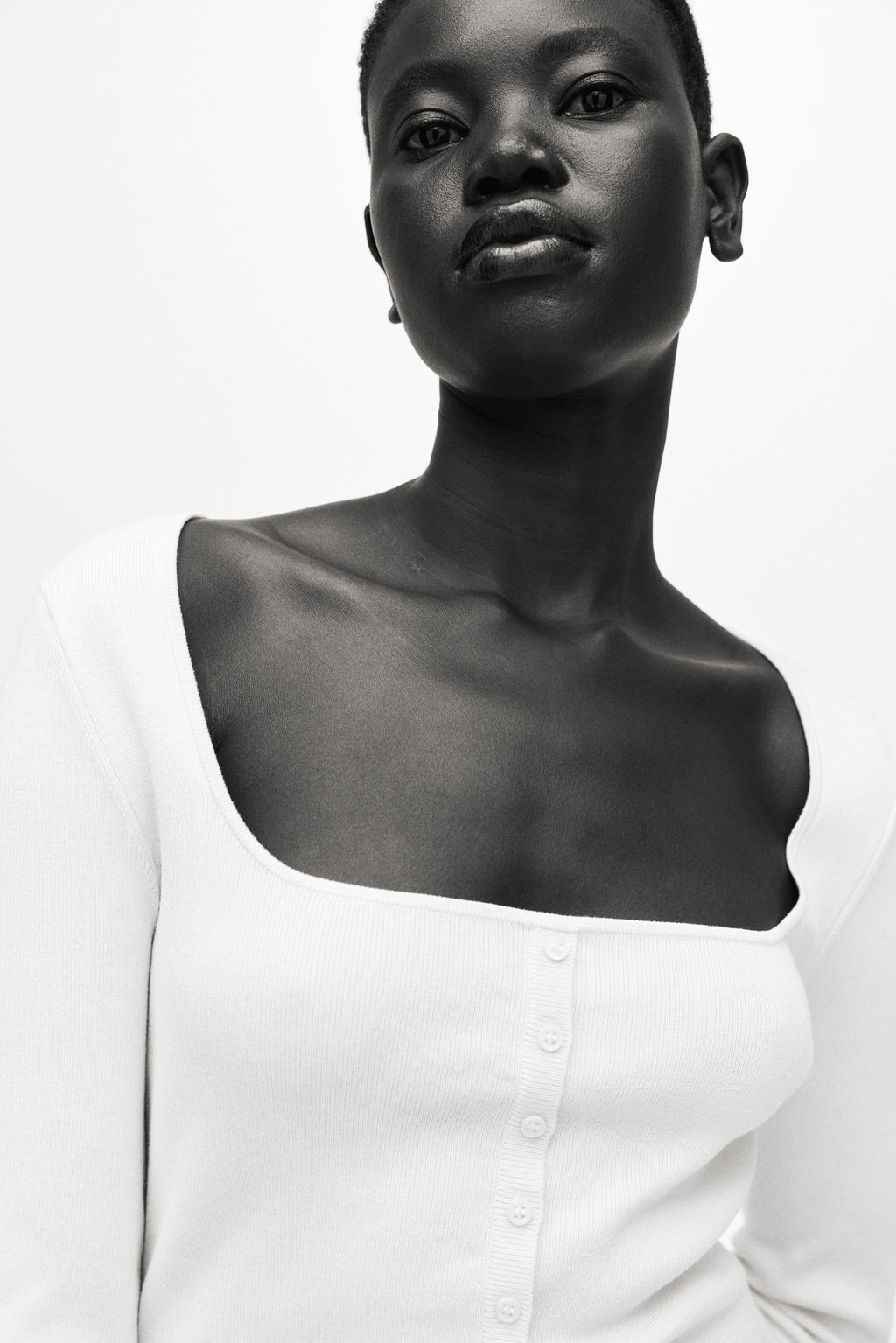 Top con escote cuadrado - H&m фото 7