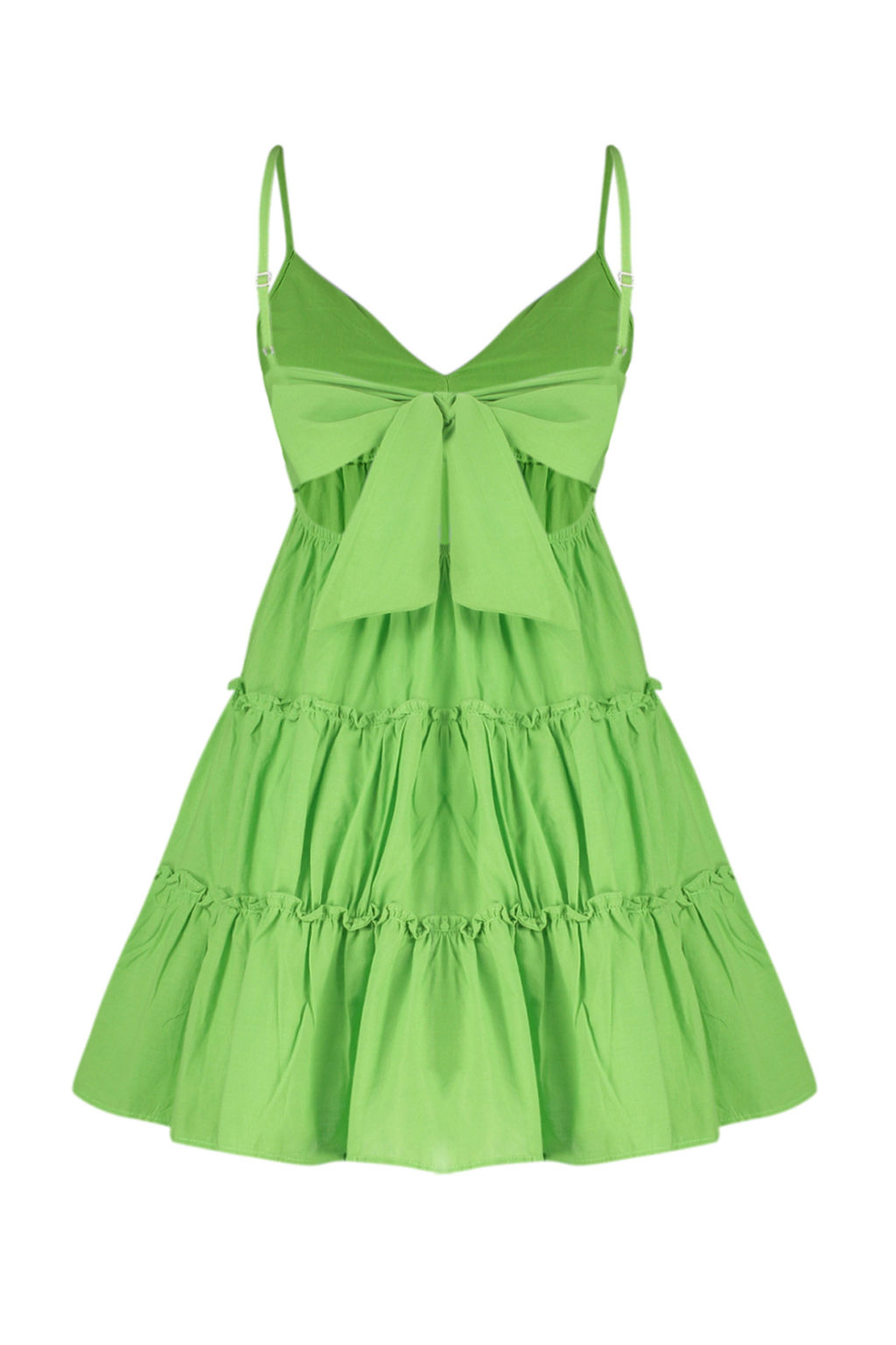 TRENDYOLMILLA Siyah Mini Dokuma %100 Pamuklu Plaj Elbisesi TBESS24EL00069  фото 8