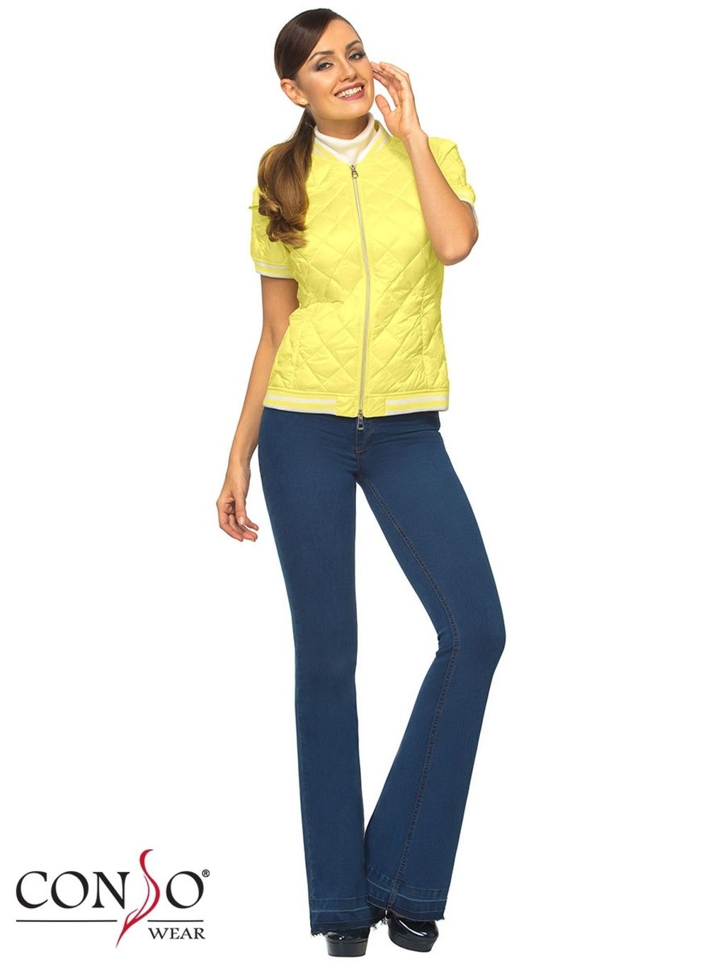 Conso/SV1605 - yellow Куртка женская  фото 3