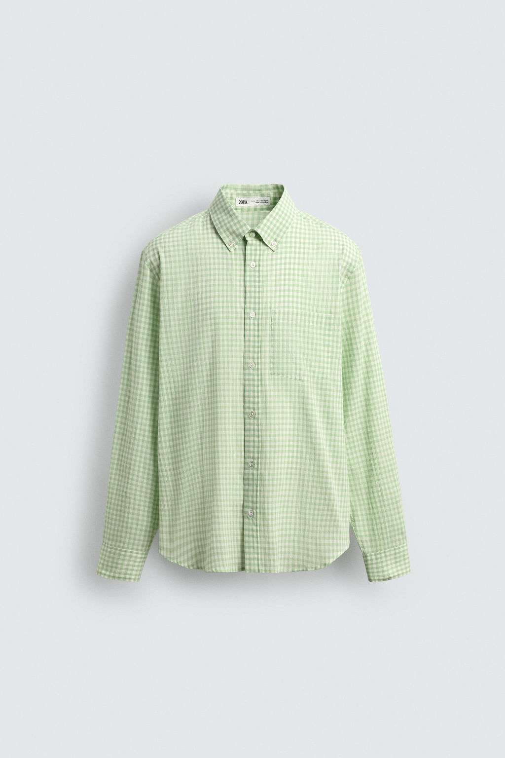 REGULAR FIT CHECK SHIRT LIMITED EDITION - Zara фото 7