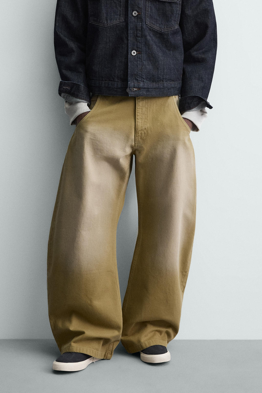 WASHED BALLOON FIT JEANS - Zara фото 21