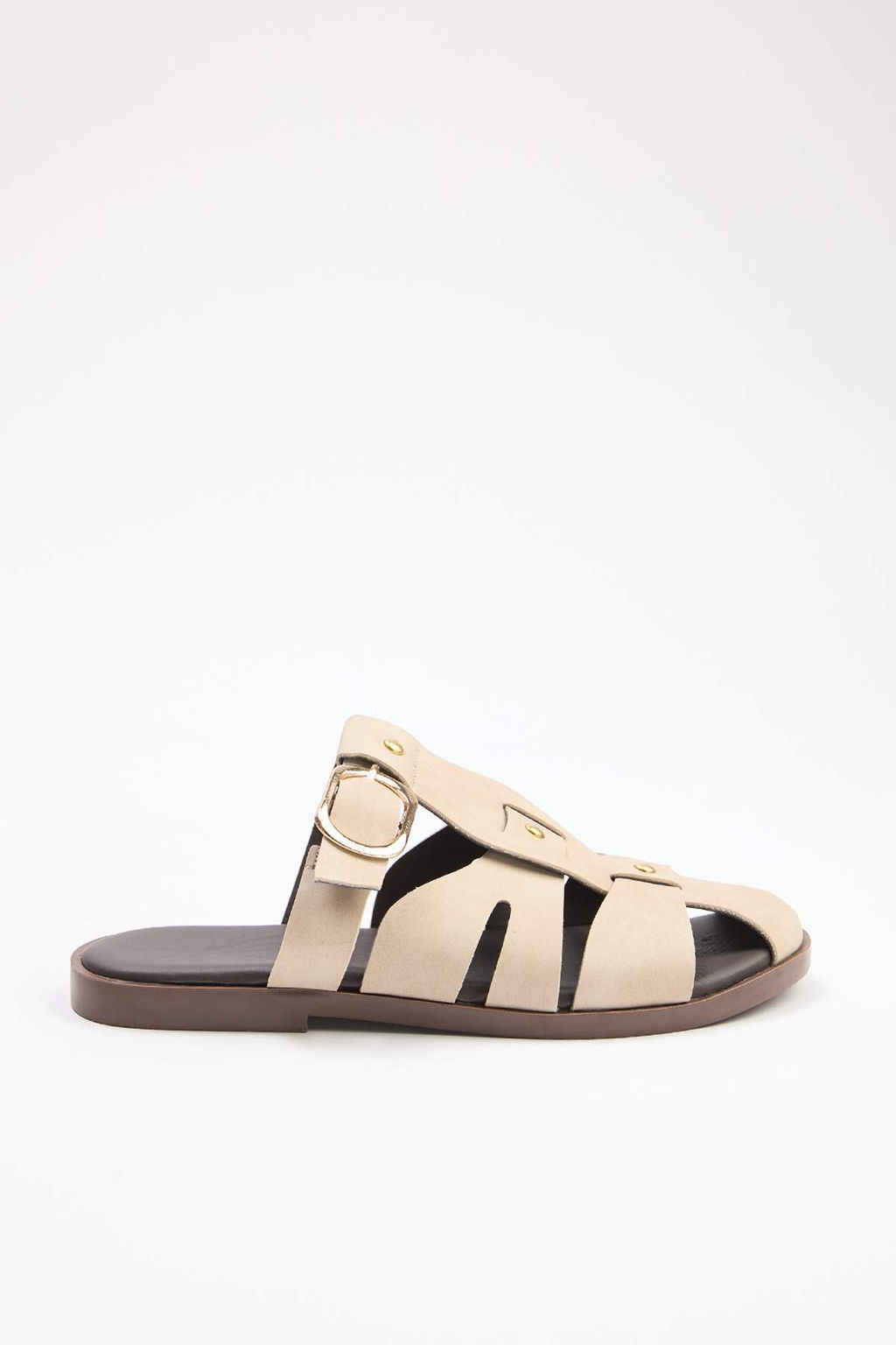 Bej Nubuk Fisherman Kad?n Terlik TAKSS26TE00002