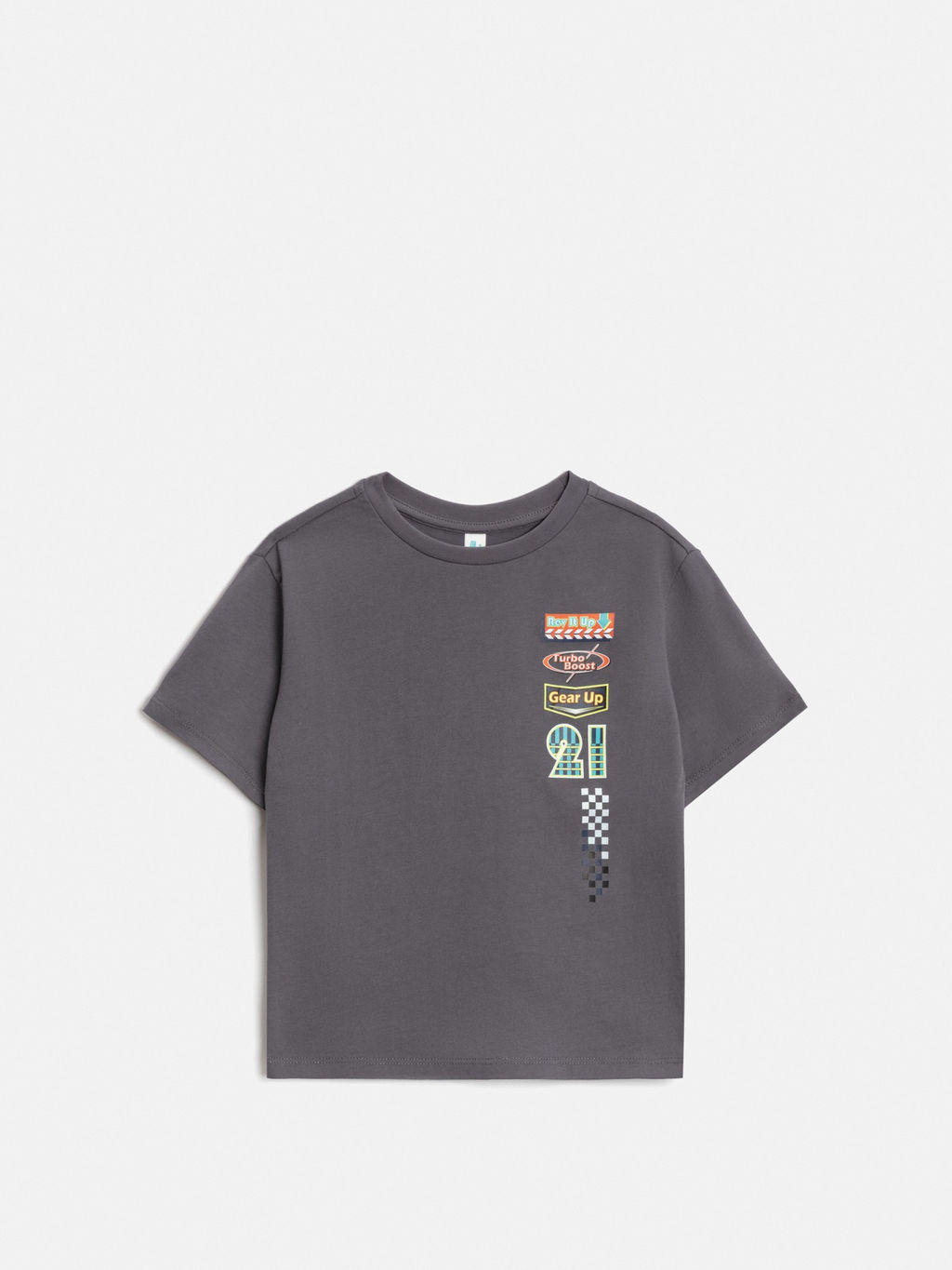 ACOOLA / Футболка детская для мальчиков Valar темно-серый