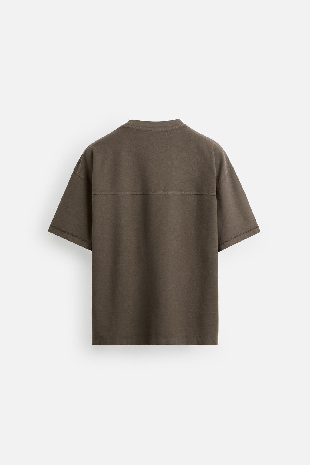 BOXY FIT HEAVYWEIGHT T-SHIRT - Zara фото 9