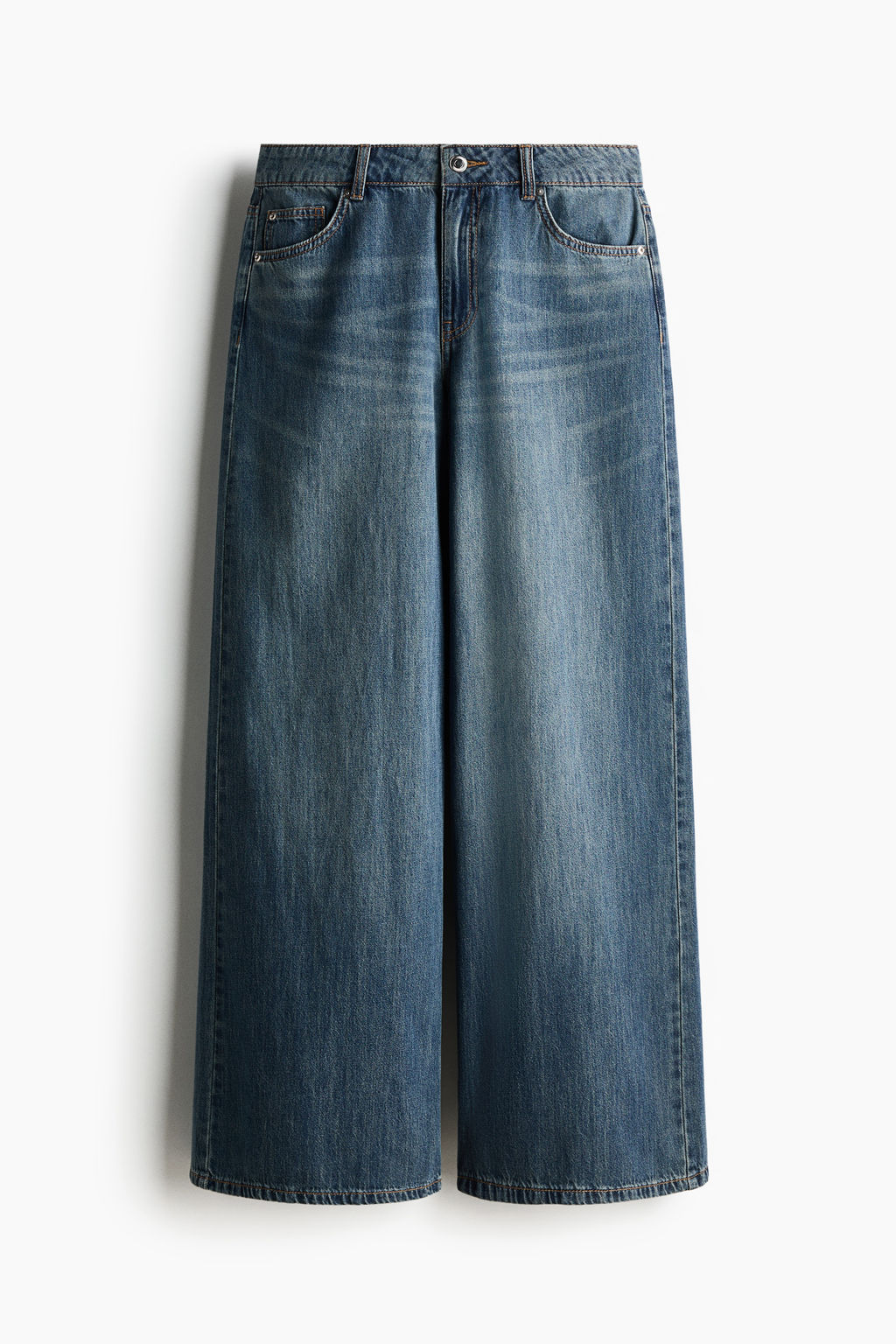 Wide Regular Waist Jeans - H&m фото 4