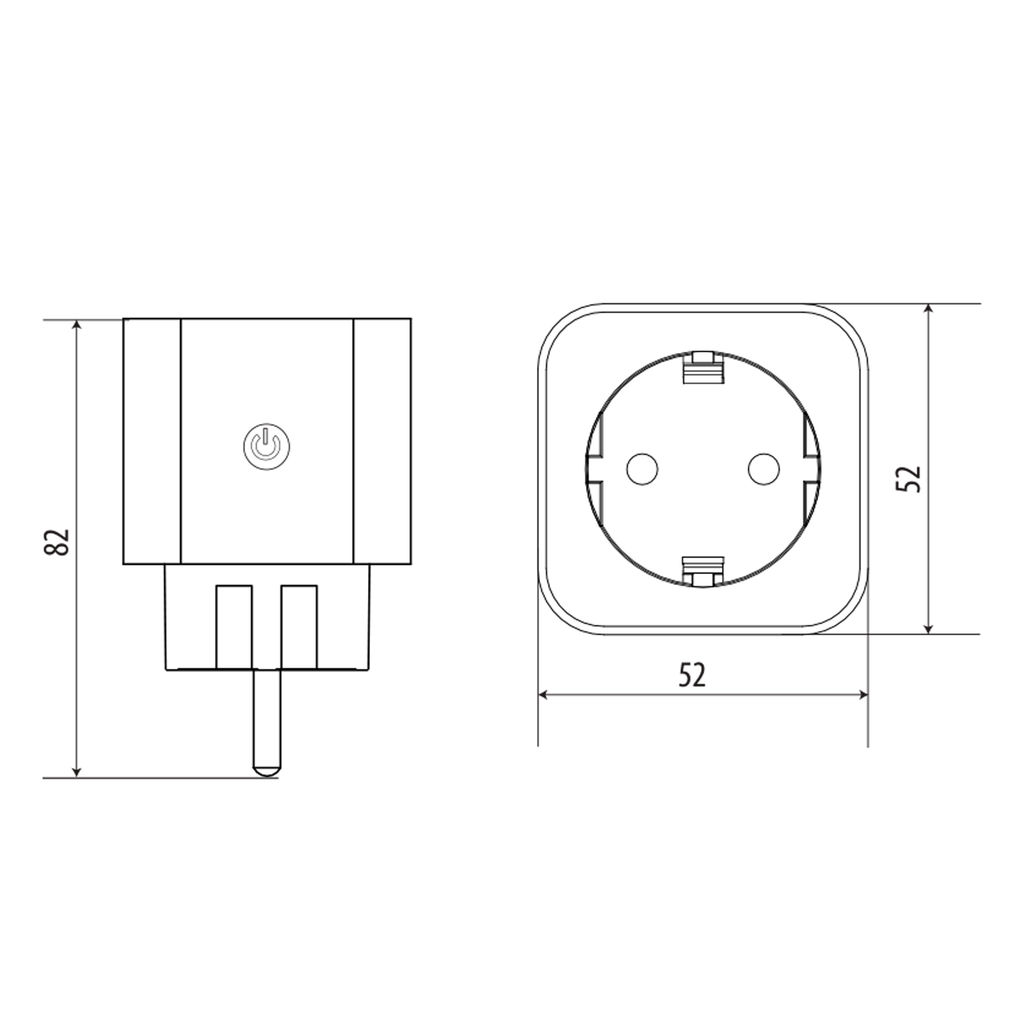 USH-A101 1G/WF WHITE Умная розетка Wi-Fi. 16A. До 3680Вт. Голосовое управление+приложение UnielSmart. TM Uniel - Volpe фото 13