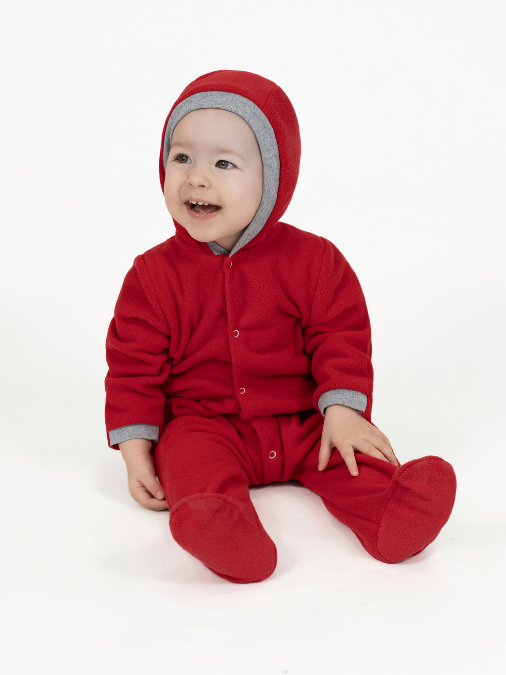 Комбинезон ясельный красный