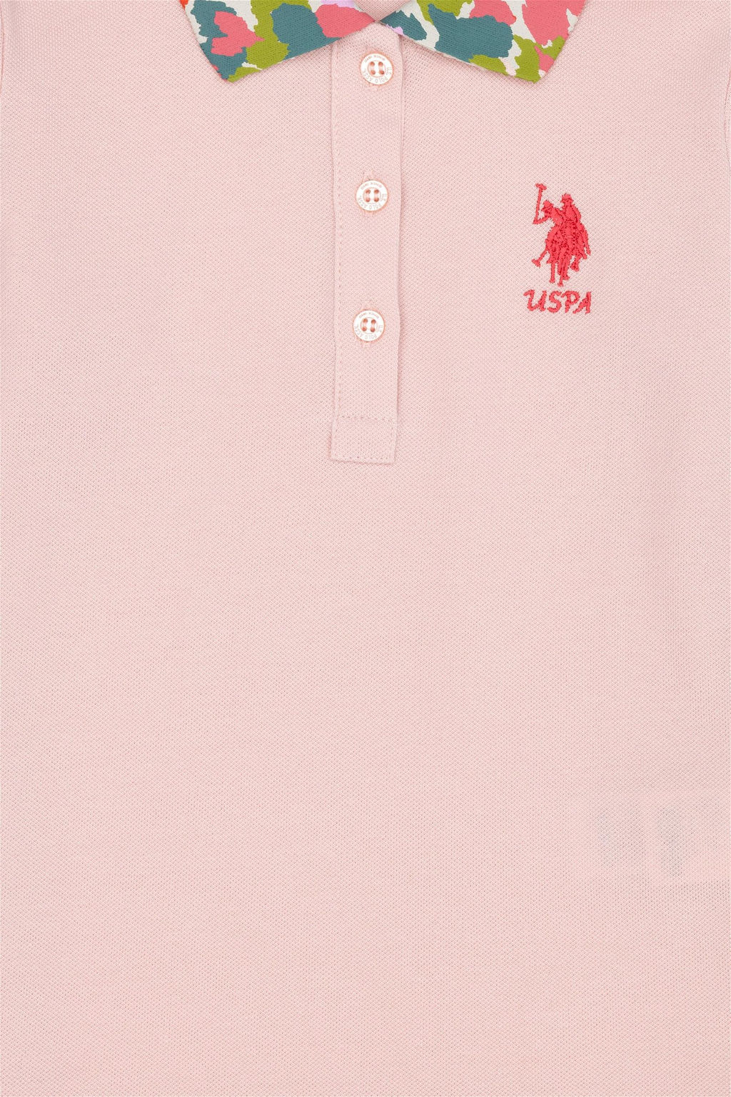Базовый свитшот пыльно-розового цвета для девочек - U.s. polo assn фото 3