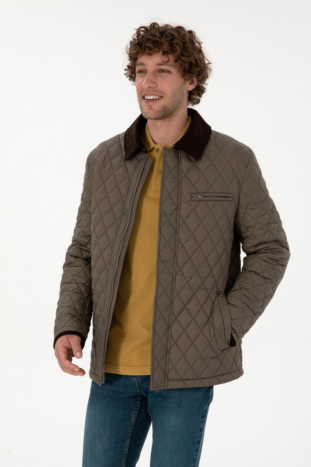 Erkek Vizon Mont Sepette S_rpriz _ndirim