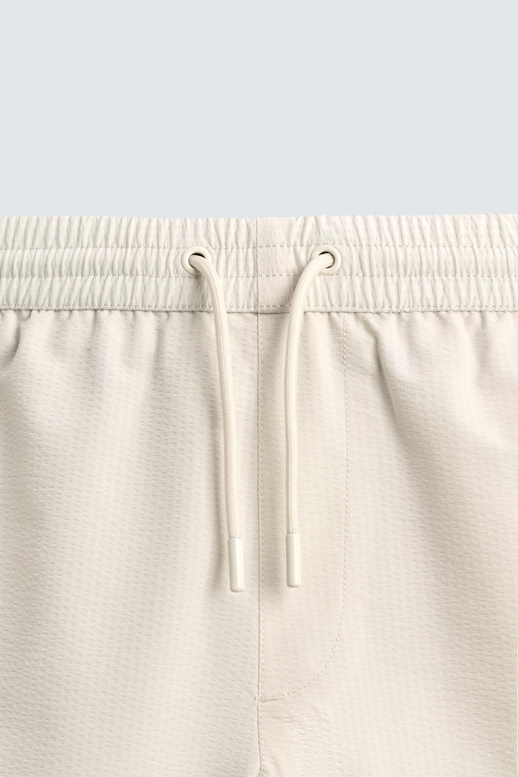 MID-LENGTH SEERSUCKER SWIMMING TRUNKS - Zara фото 17