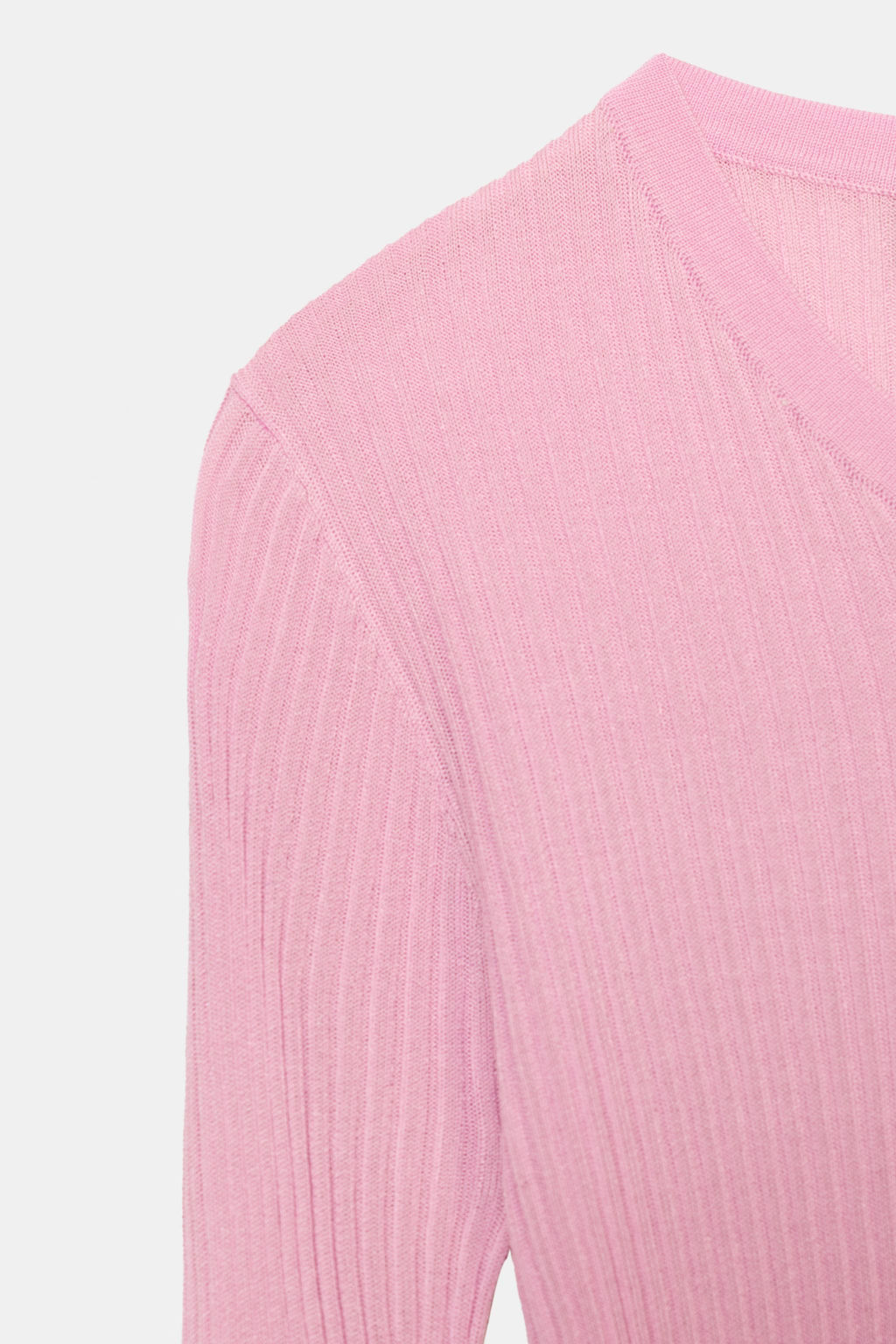 RIBBED KNIT JUMPER - Zara фото 9