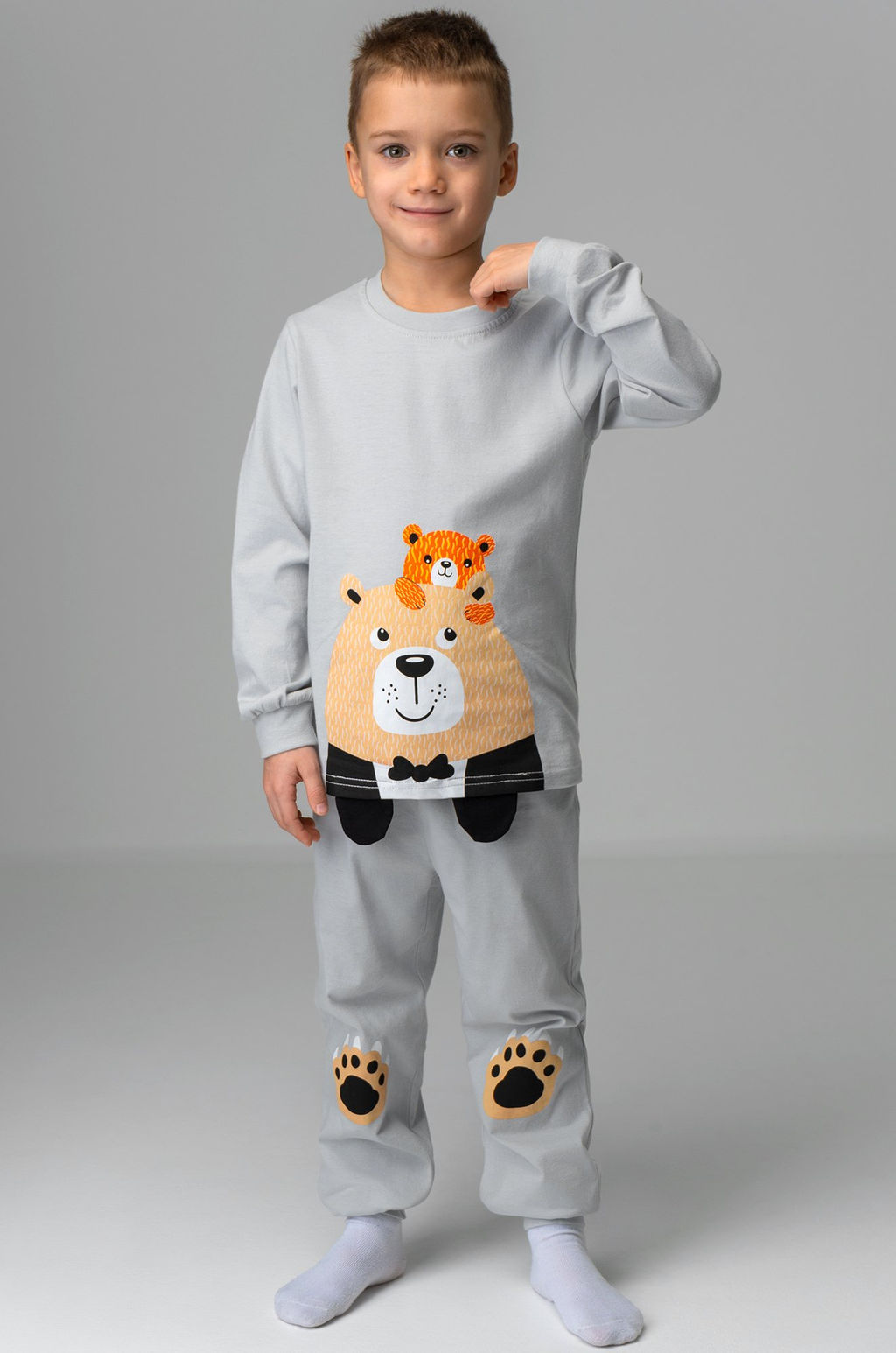 Хлопковая пижама для мальчика Bonito  фото 6