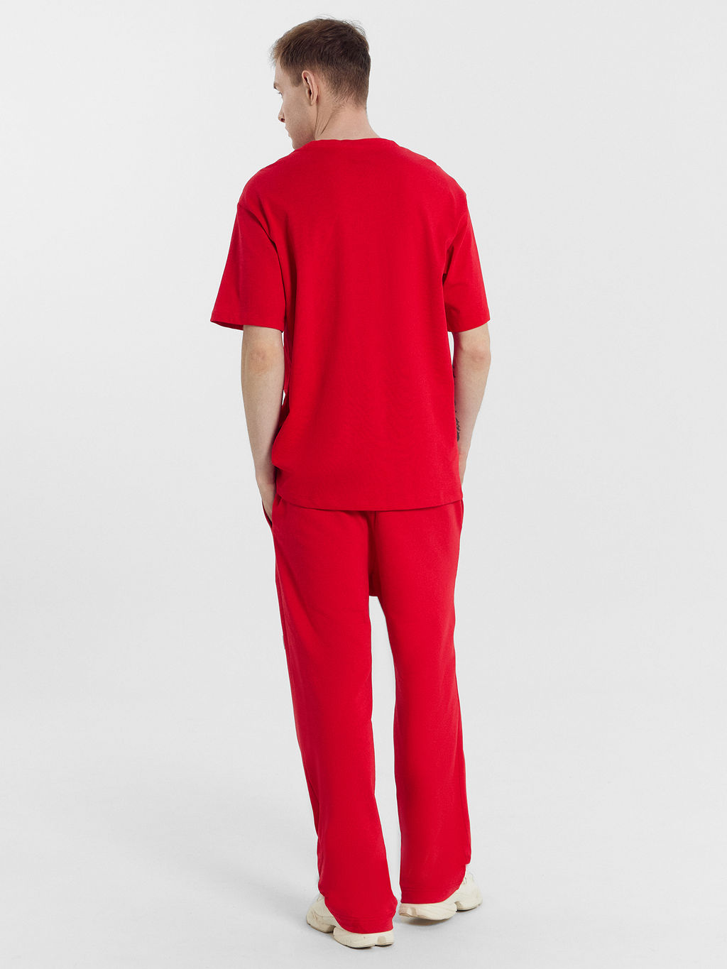 Футболка мужская красная с печатью красный +печать 111846 - Mark formelle фото 4