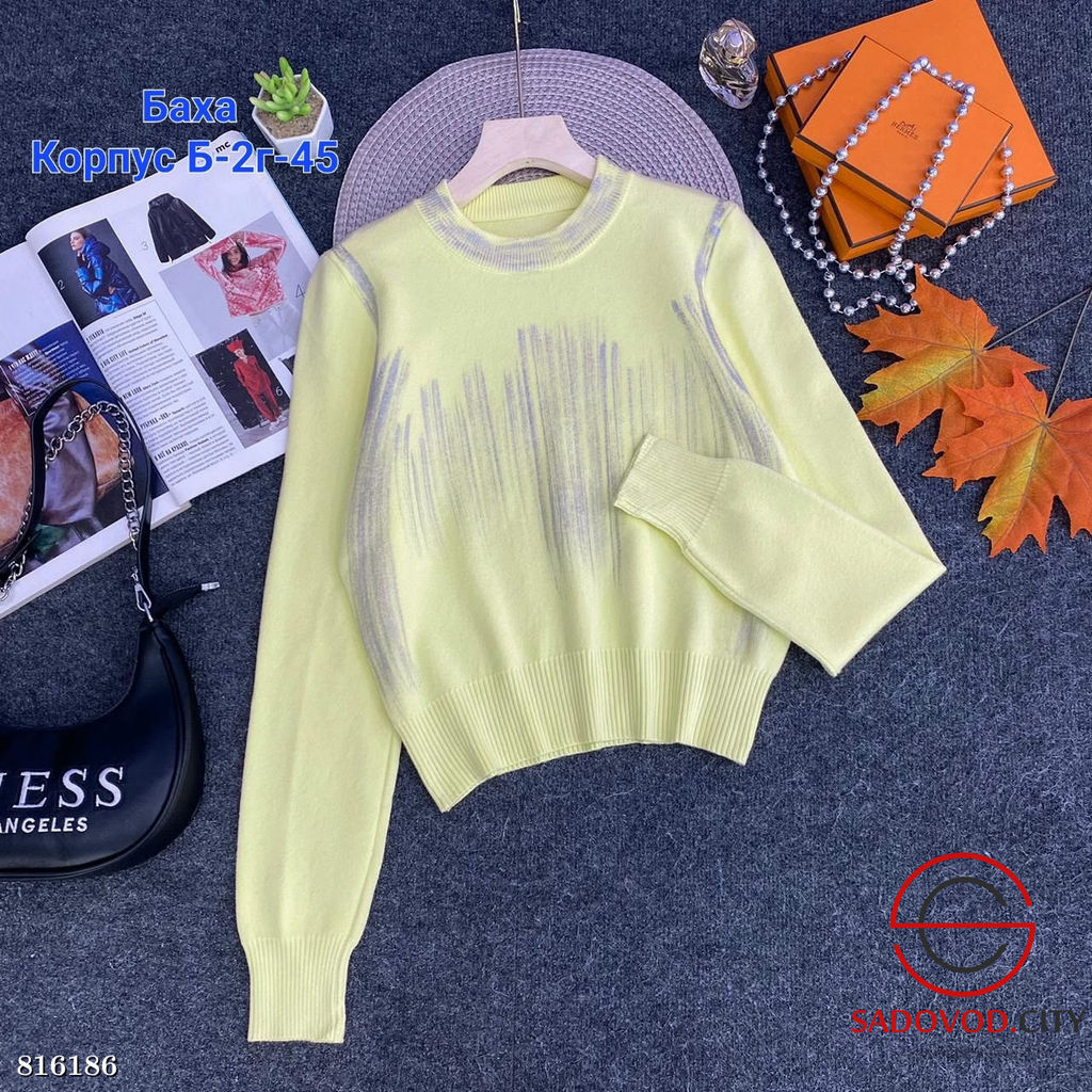 Свитер женский с принтом - Bruno фото 5