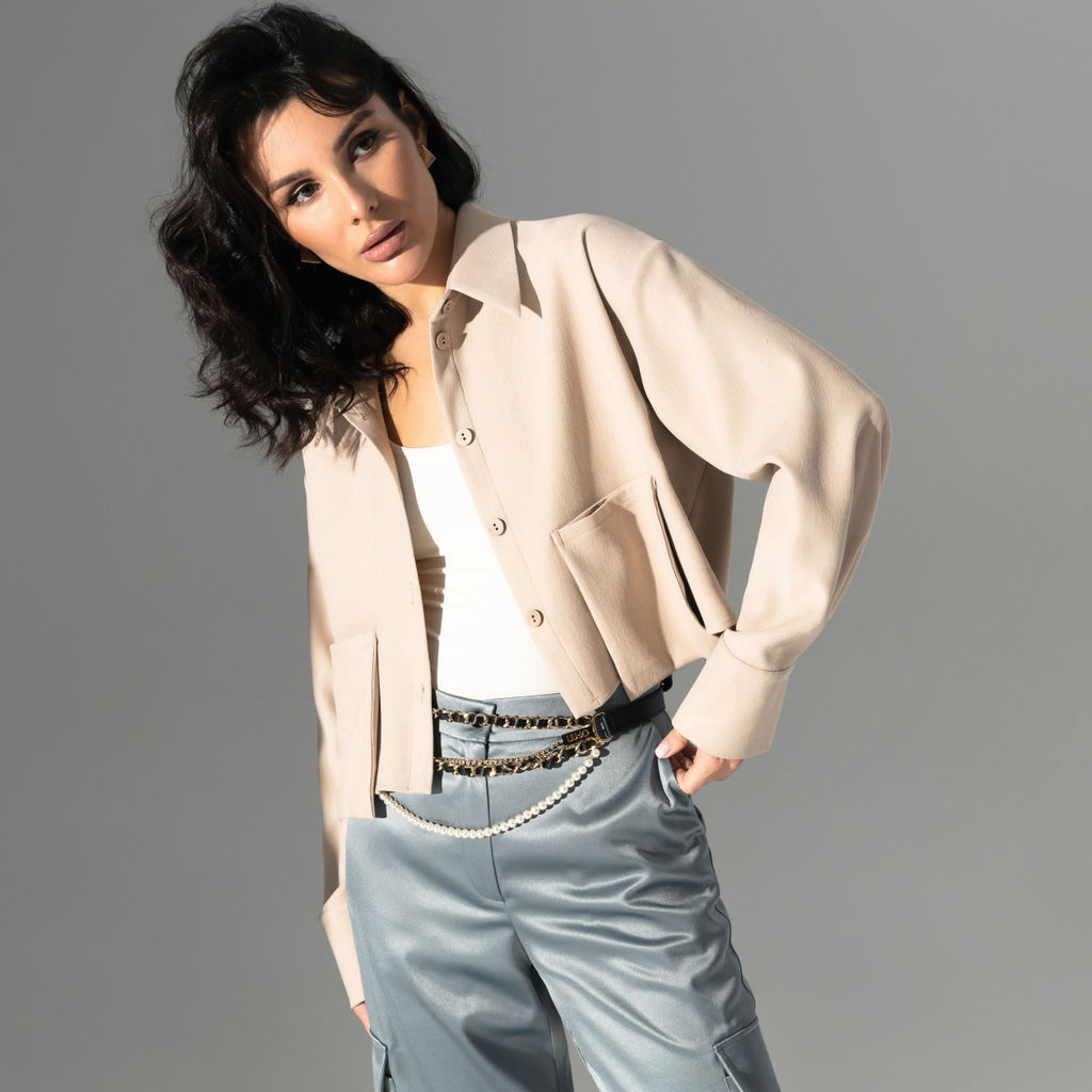 Рубашка, Современная индивидуальность (beige) - Charutti фото 4