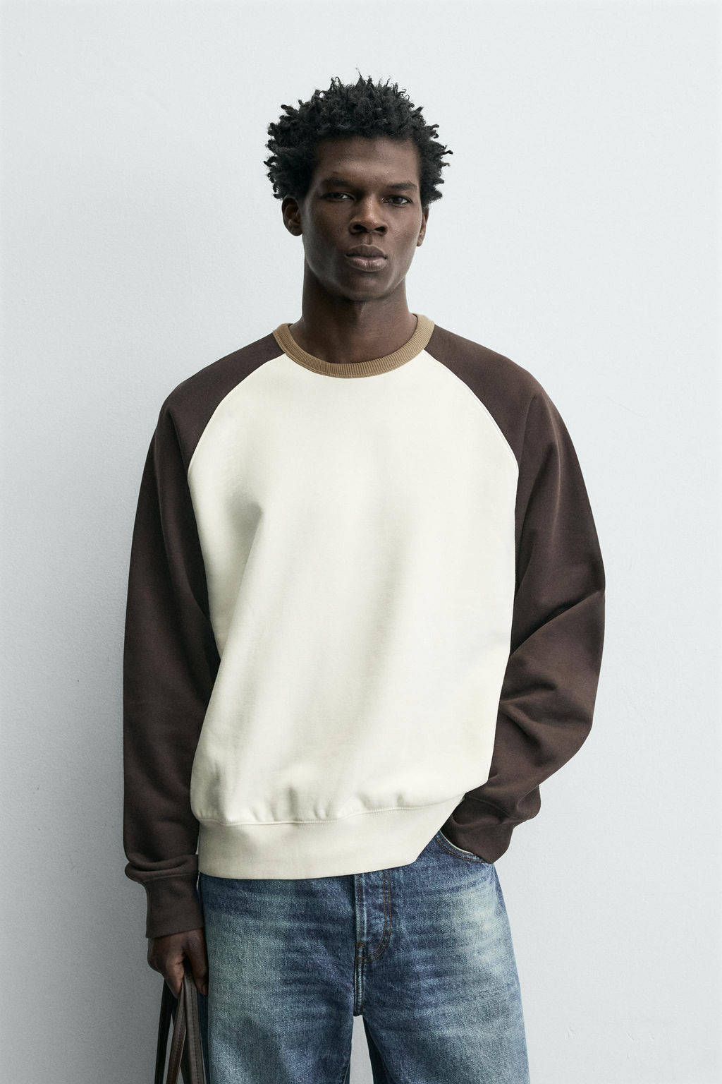 SUDADERA CREWNECK COLOR BLOCK / Multicolor - Zara фото 2
