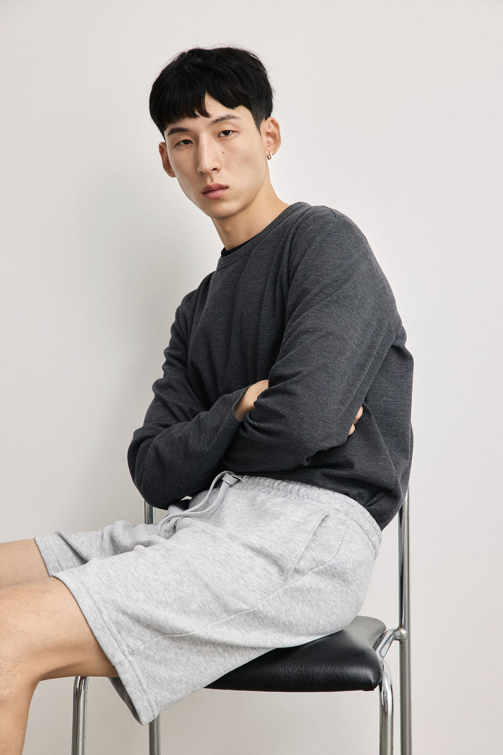 Pantalon corto en sudadera Regular Fit - H&m фото 4