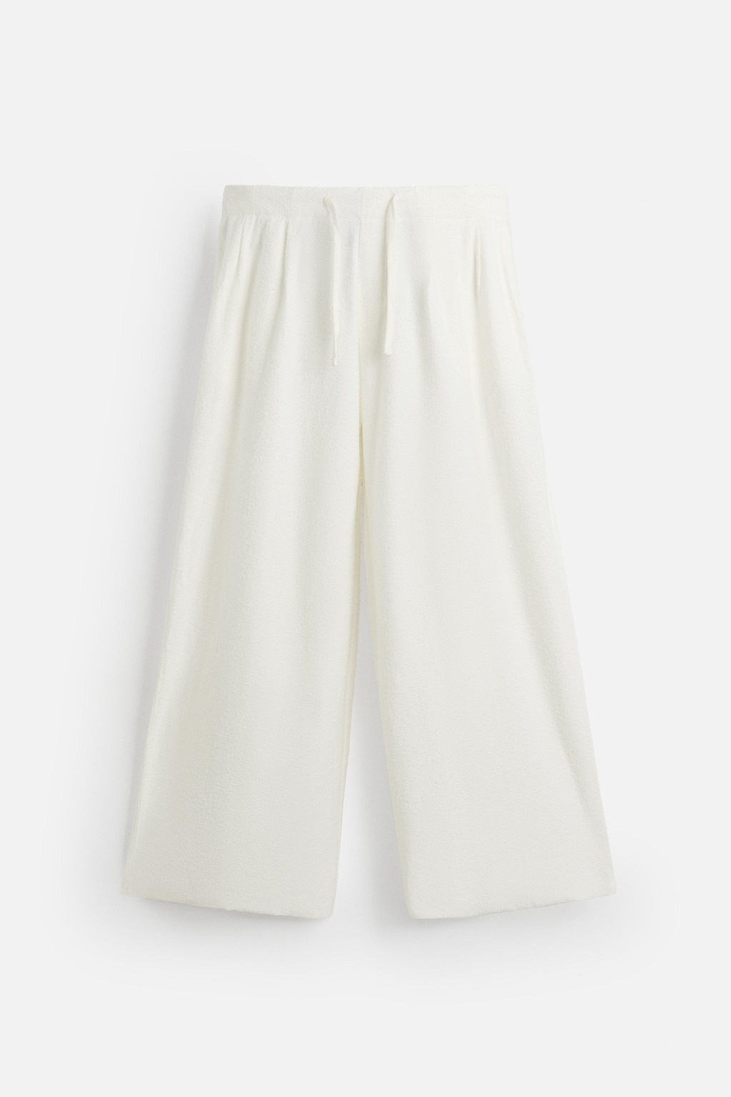 RELAXED FIT TEXTURED TROUSERS - Zara фото 5