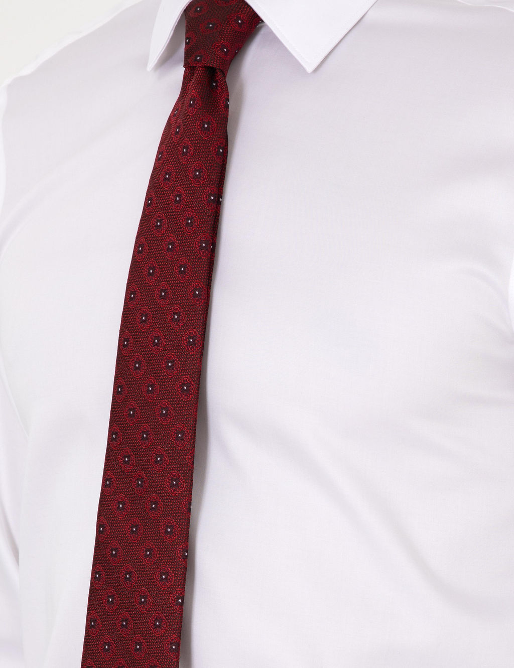 Beyaz Slim Fit %100 Pamuk Klasik G_mlek - Cacharel фото 7