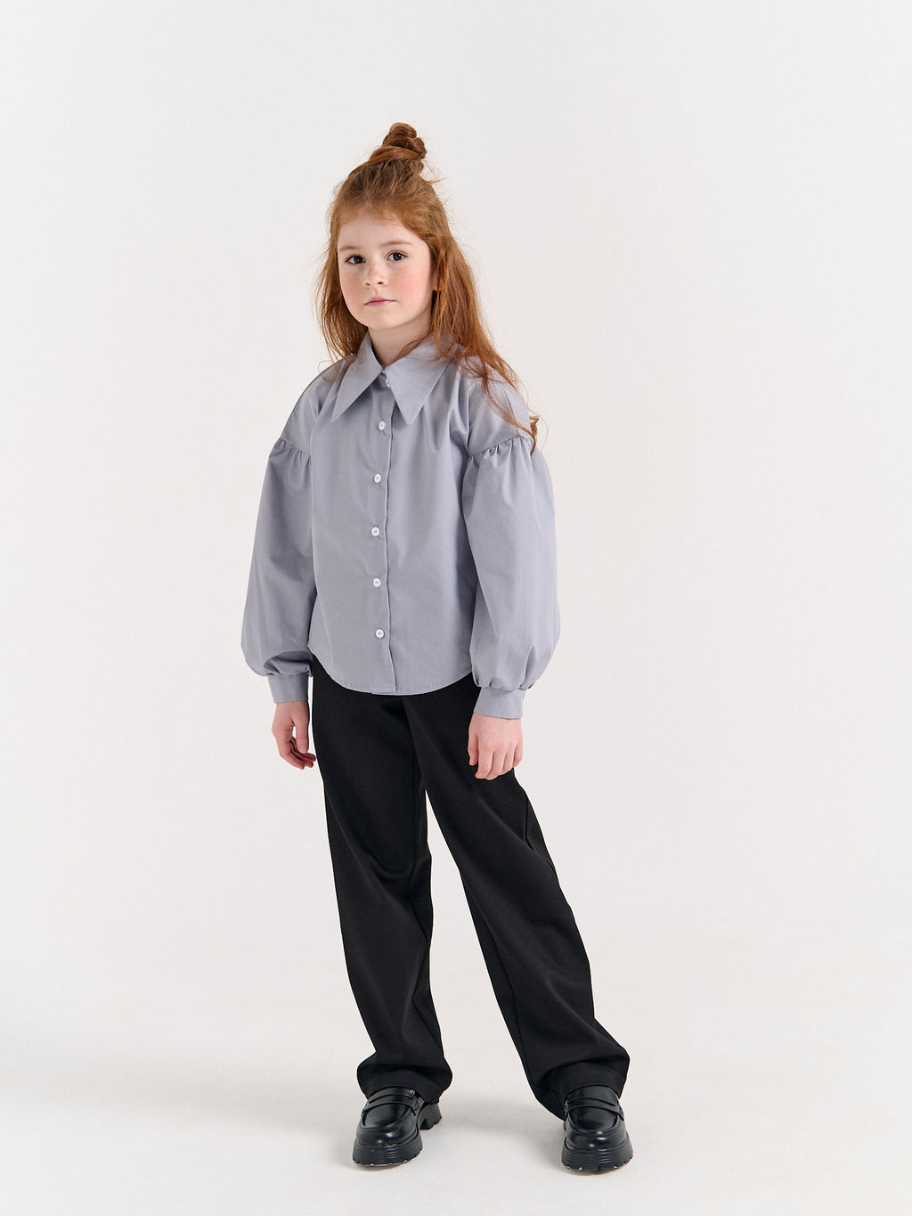 Брюки Черные для девочки 7+ - Bungly фото 3