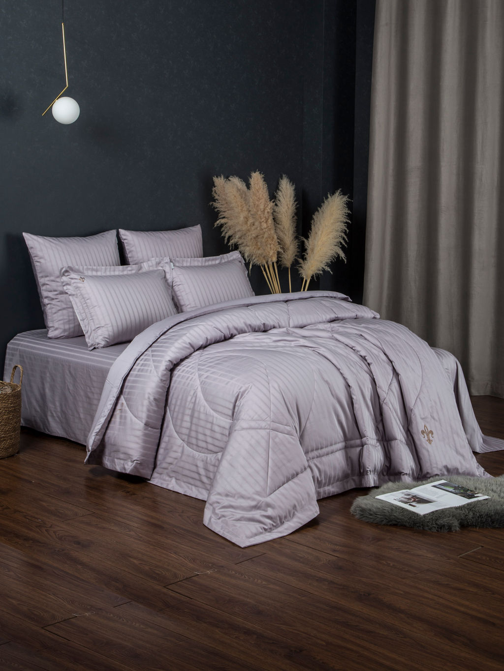 Stripe Le-Man (платина лаванда) Egypt Cotton комплект - Kazanov.a. фото 2