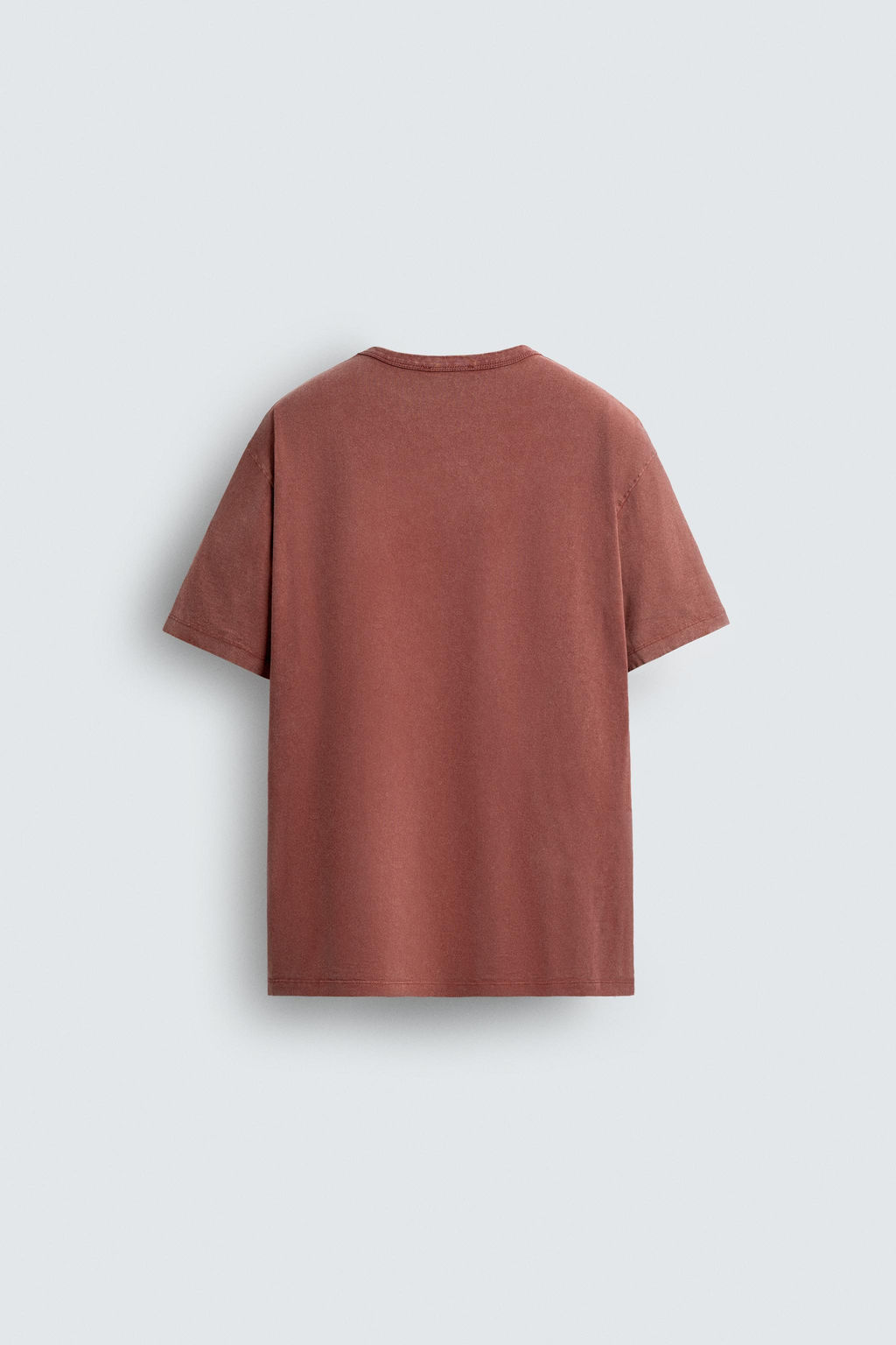 WASHED EMBROIDERED T-SHIRT - Zara фото 7