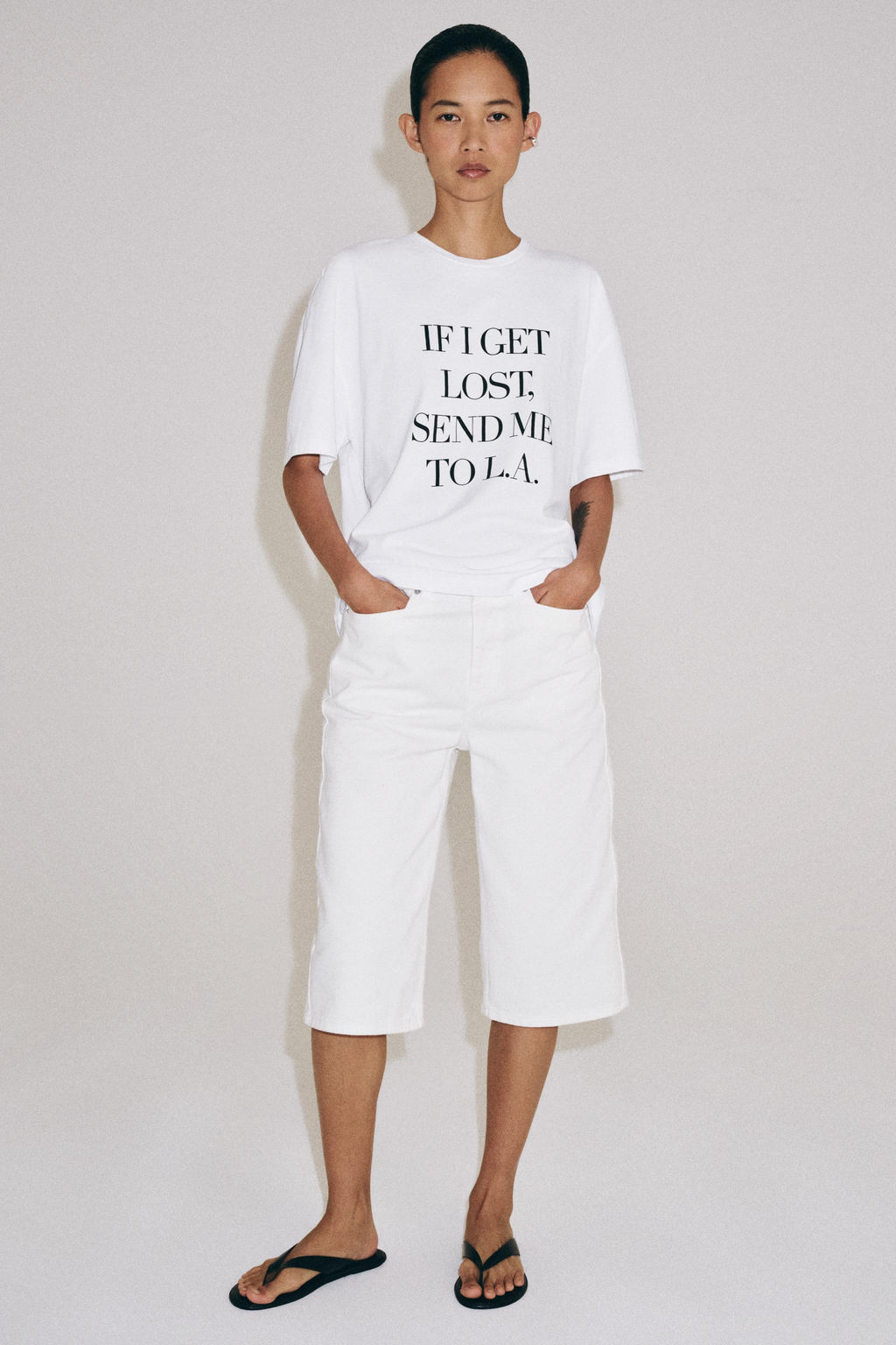 RIPPED T-SHIRT KATE MOSS X ZARA  фото 4