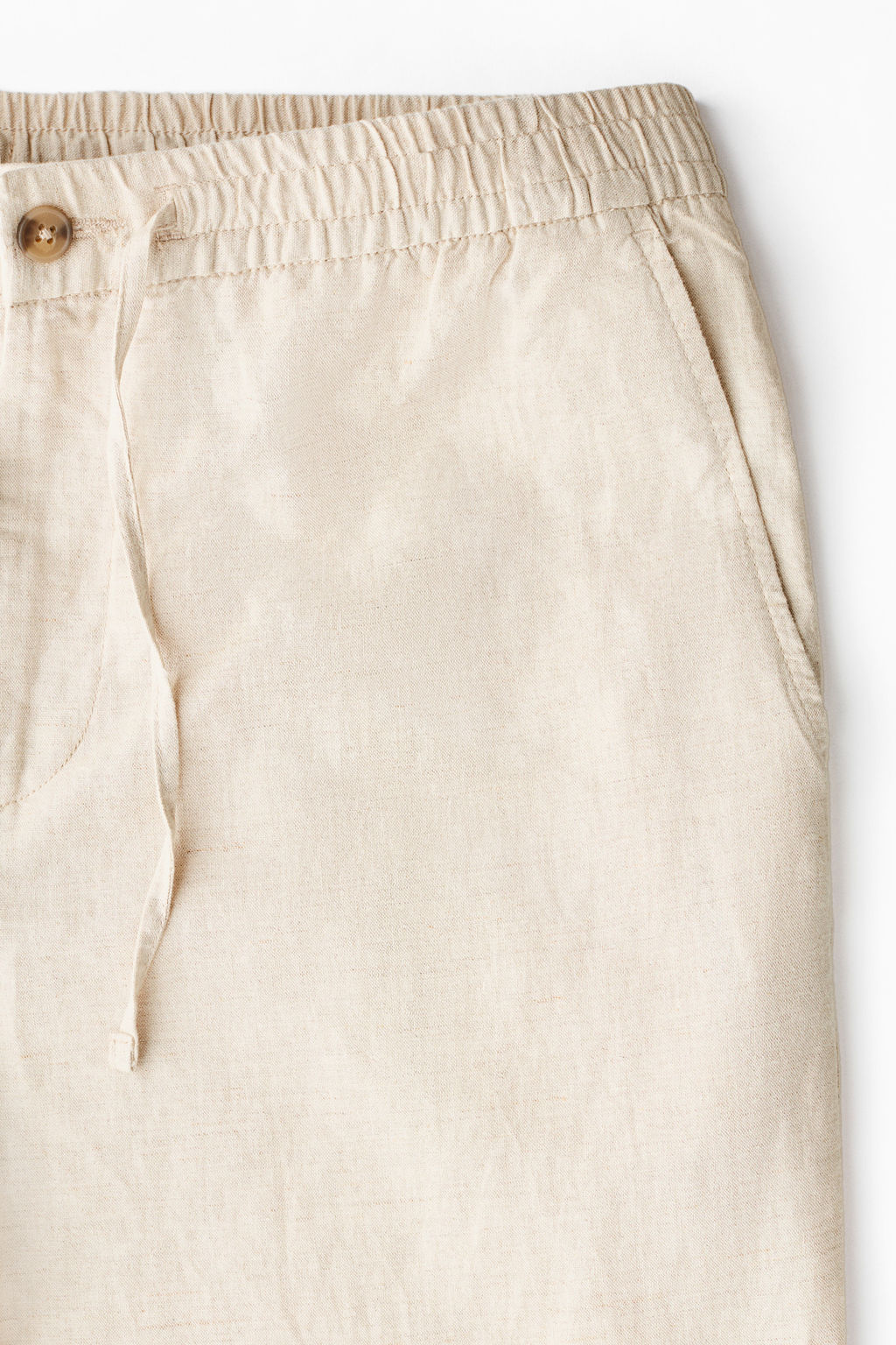 Pantal?n en mezcla de lino Regular Fit - H&m фото 9