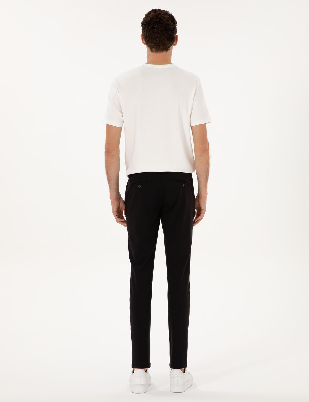 Siyh Slim Fit Beli Lastikli Kordonlu Jogger Kanvas Pantolon - Pierre cardin фото 4
