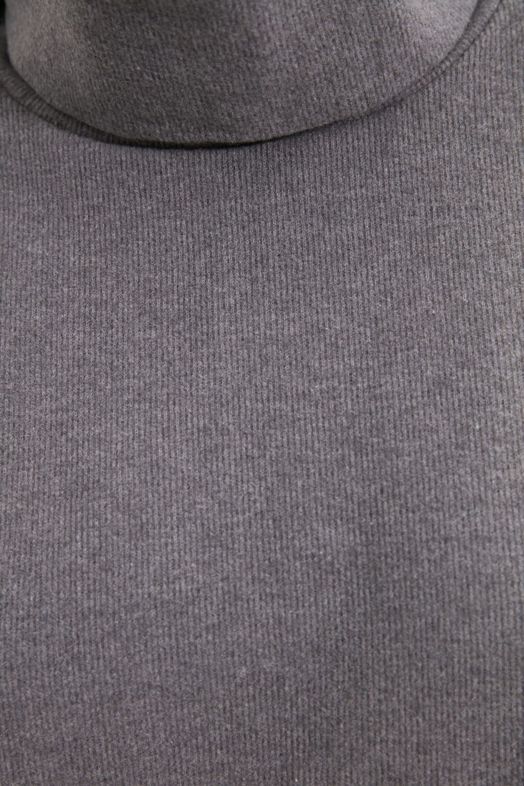 Gri Bal?kc? Yaka Shift/Duz Mini Selanik Uzun Kollu Orme Elbise TWOAW20EL1110